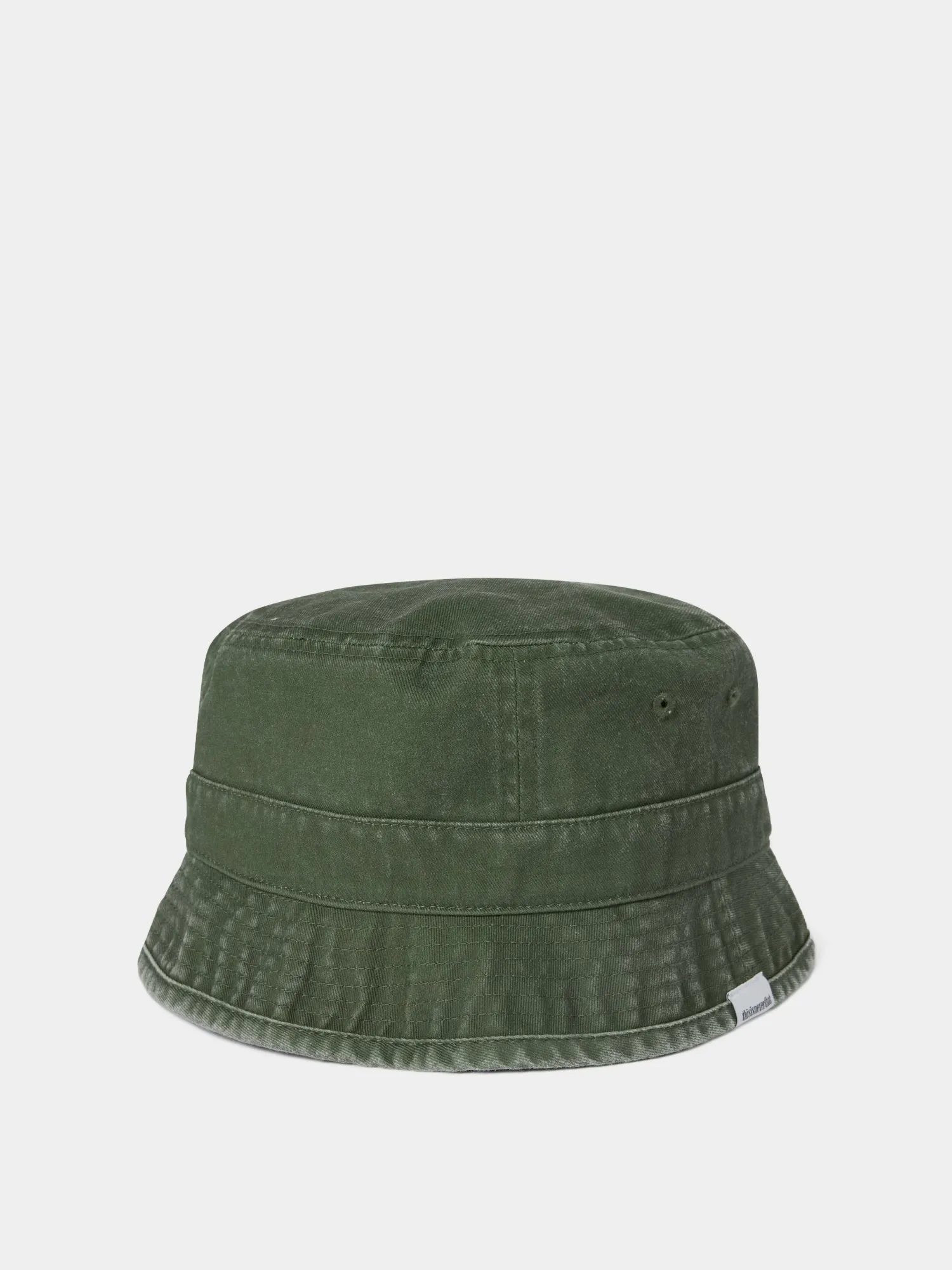 Панама thisisneverthat Washed Bucket Hat Olive