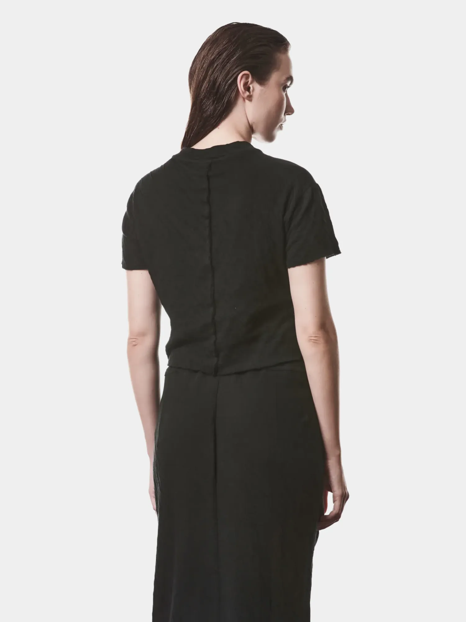 Женская футболка thom/krom W TS 619 Black