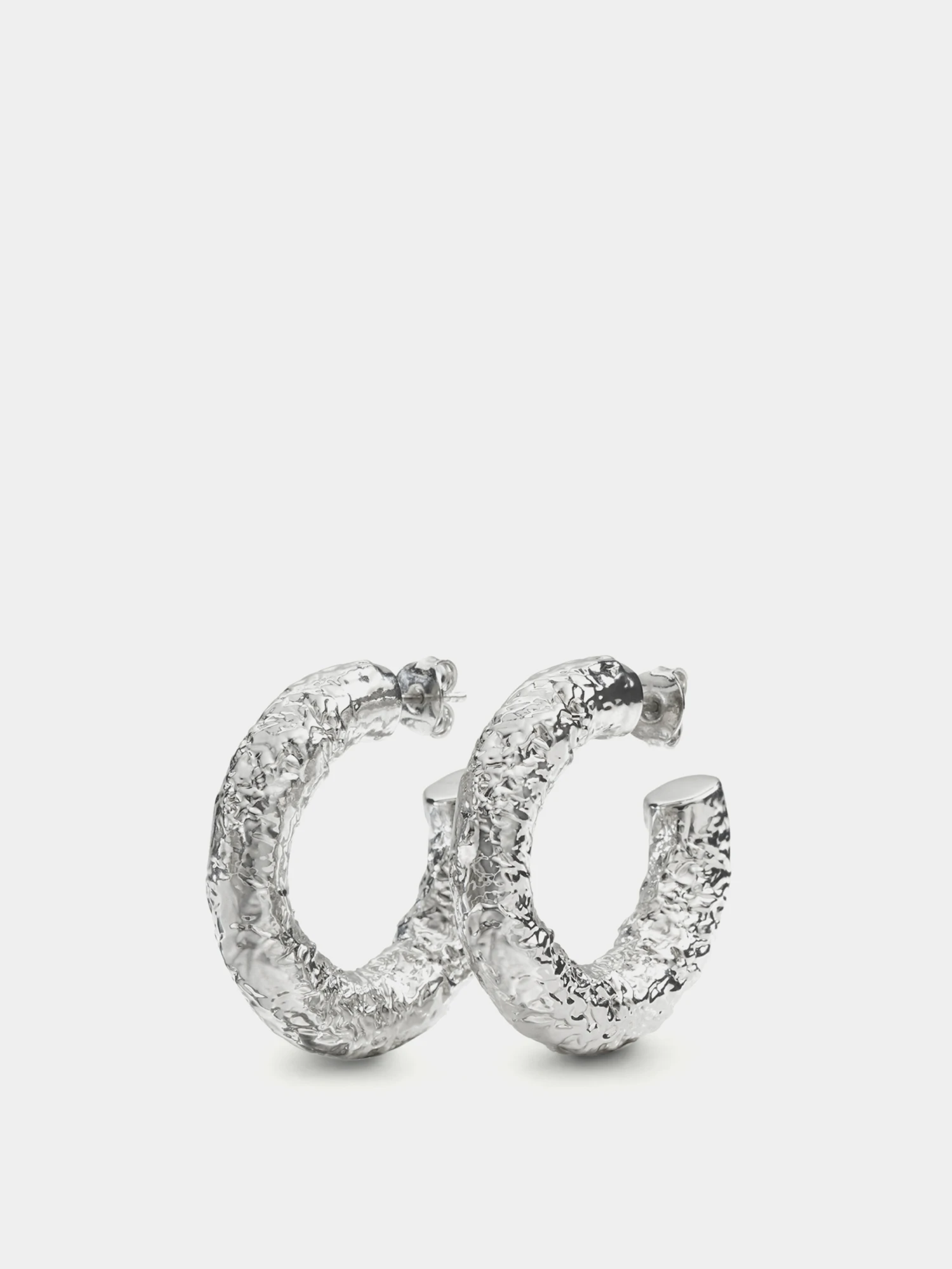 Серьги MM6 Maison Margiela Aluminum Effect