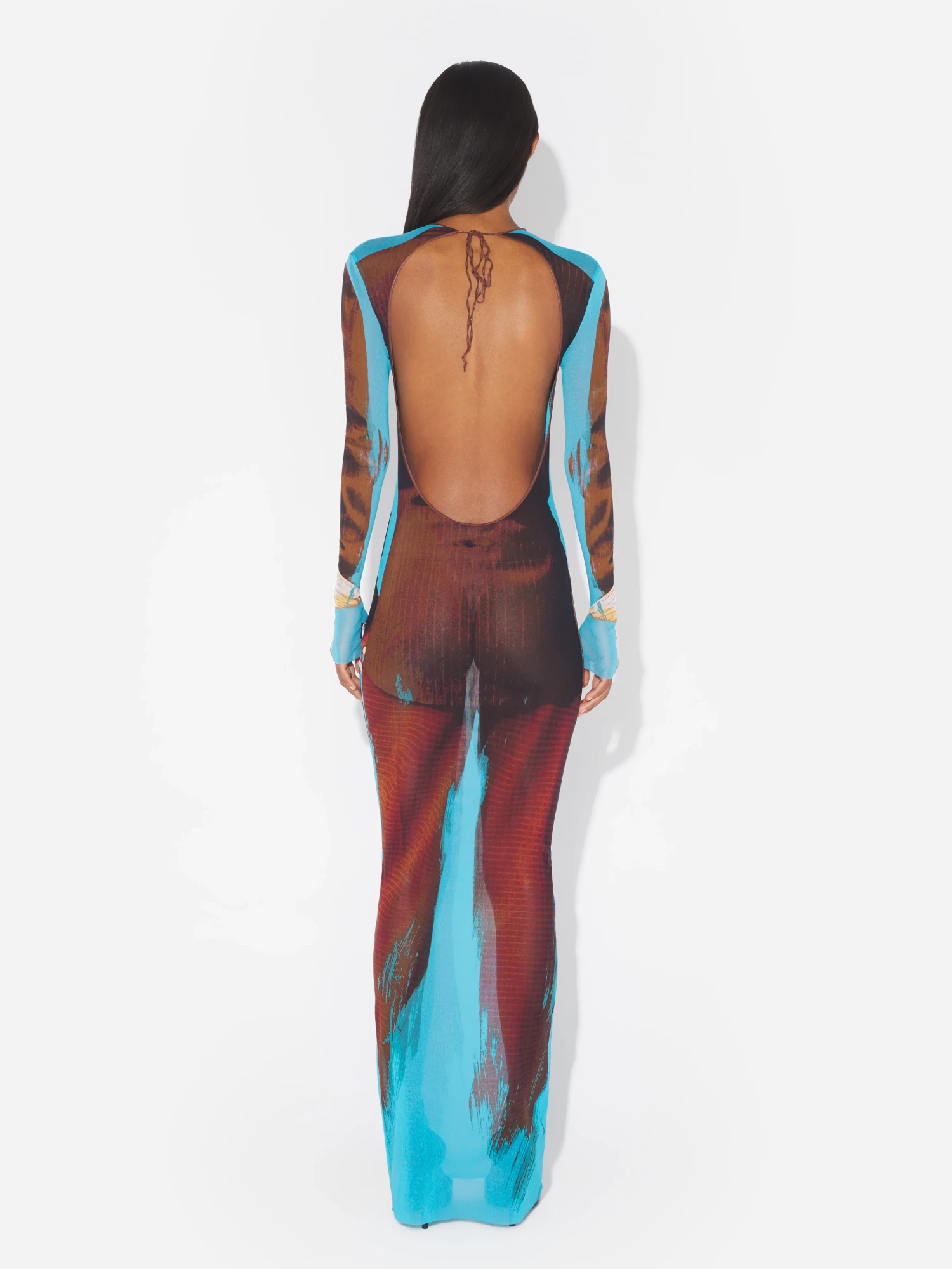 Женское платье Jean Paul Gaultier Re-Edition: La Robe Tennis Multicolor