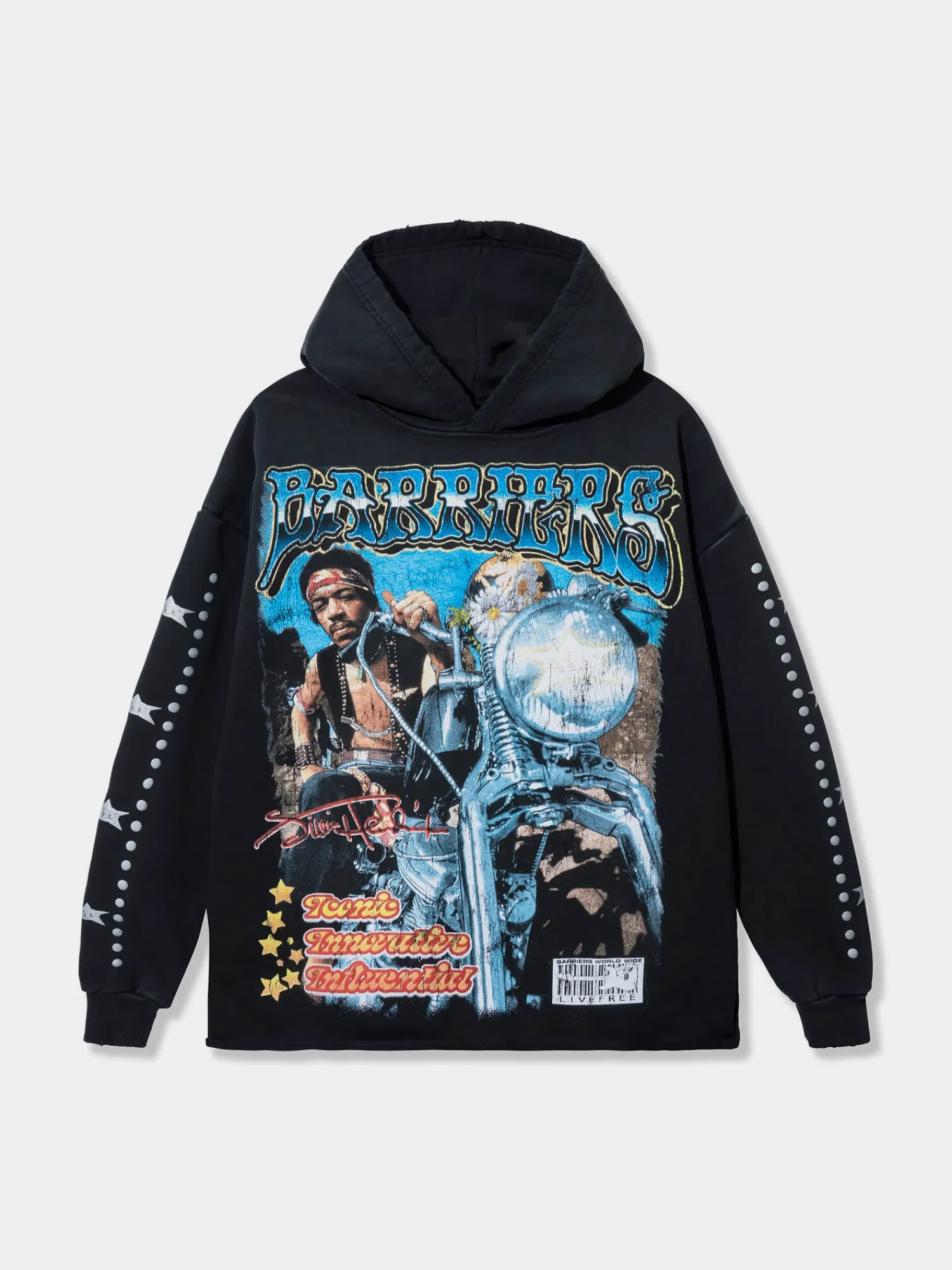 Худи Barriers Ezy Ryder Hoodie Black