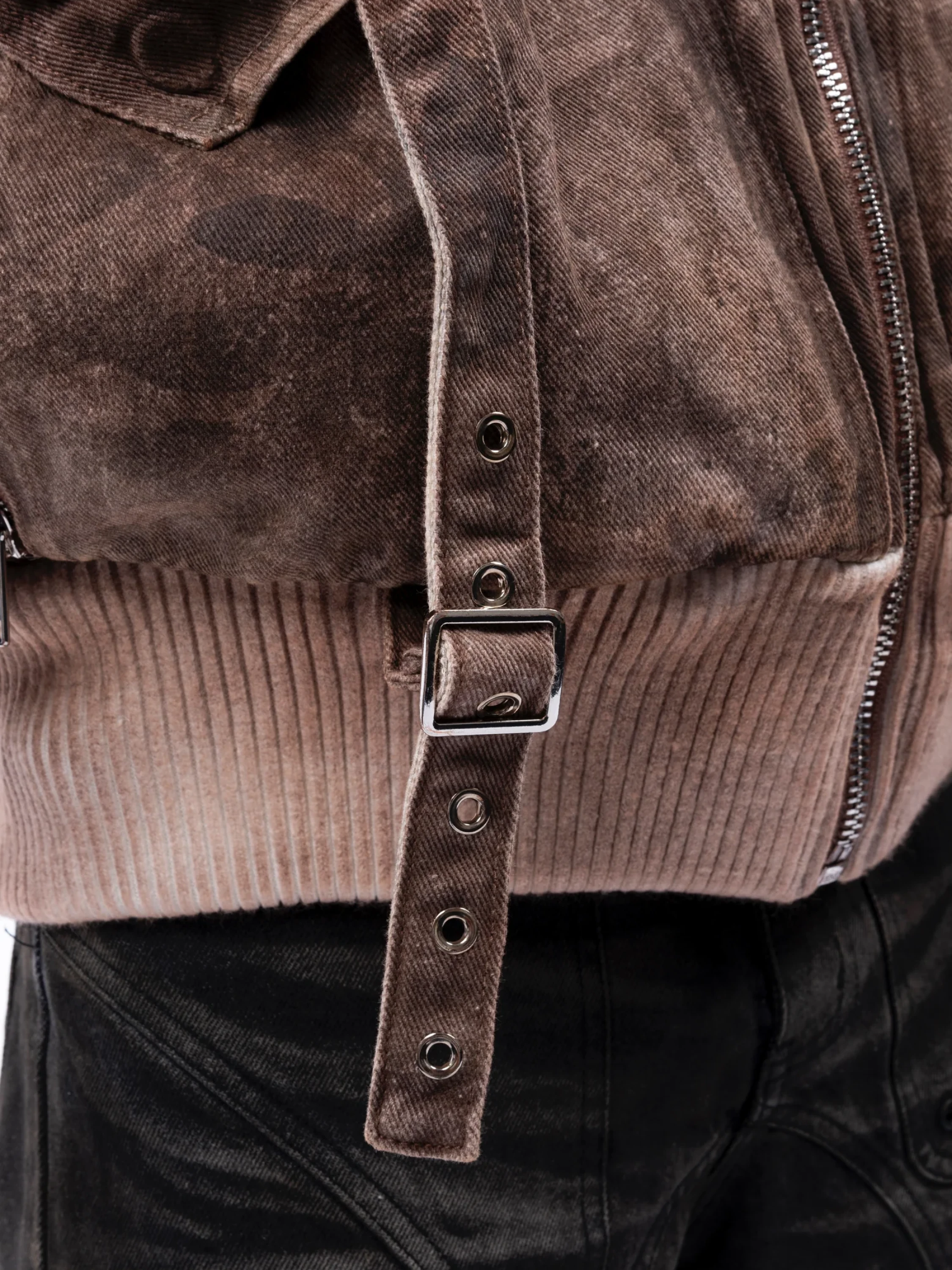 Бомбер NO/FAITH STUDIOS Cargo Bomber Jacket Beige
