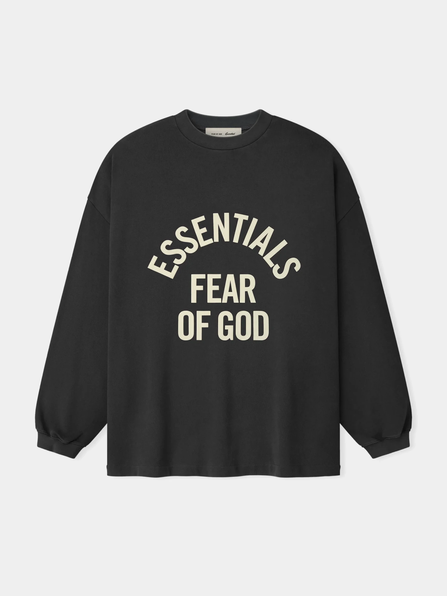 Лонгслив Fear of God ESSENTIALS Campus 90'S Black