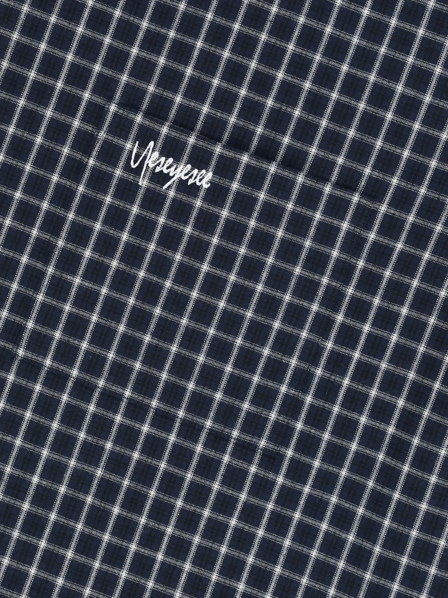 Рубашка YESEYESEE SN-Logo Short Sleeve Check Navy