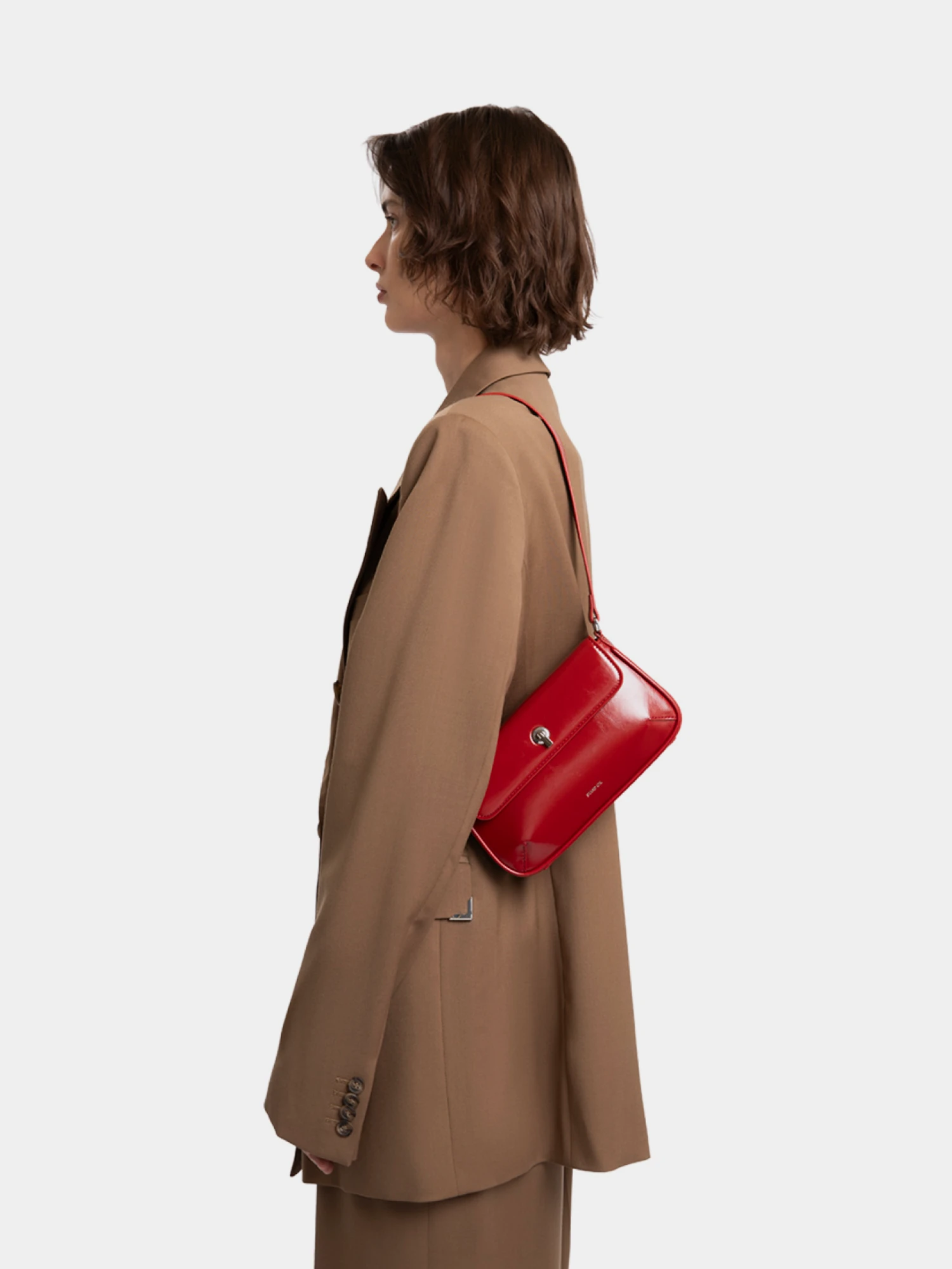 Женская сумка STAND OIL Ditto Shoulder Red Wine