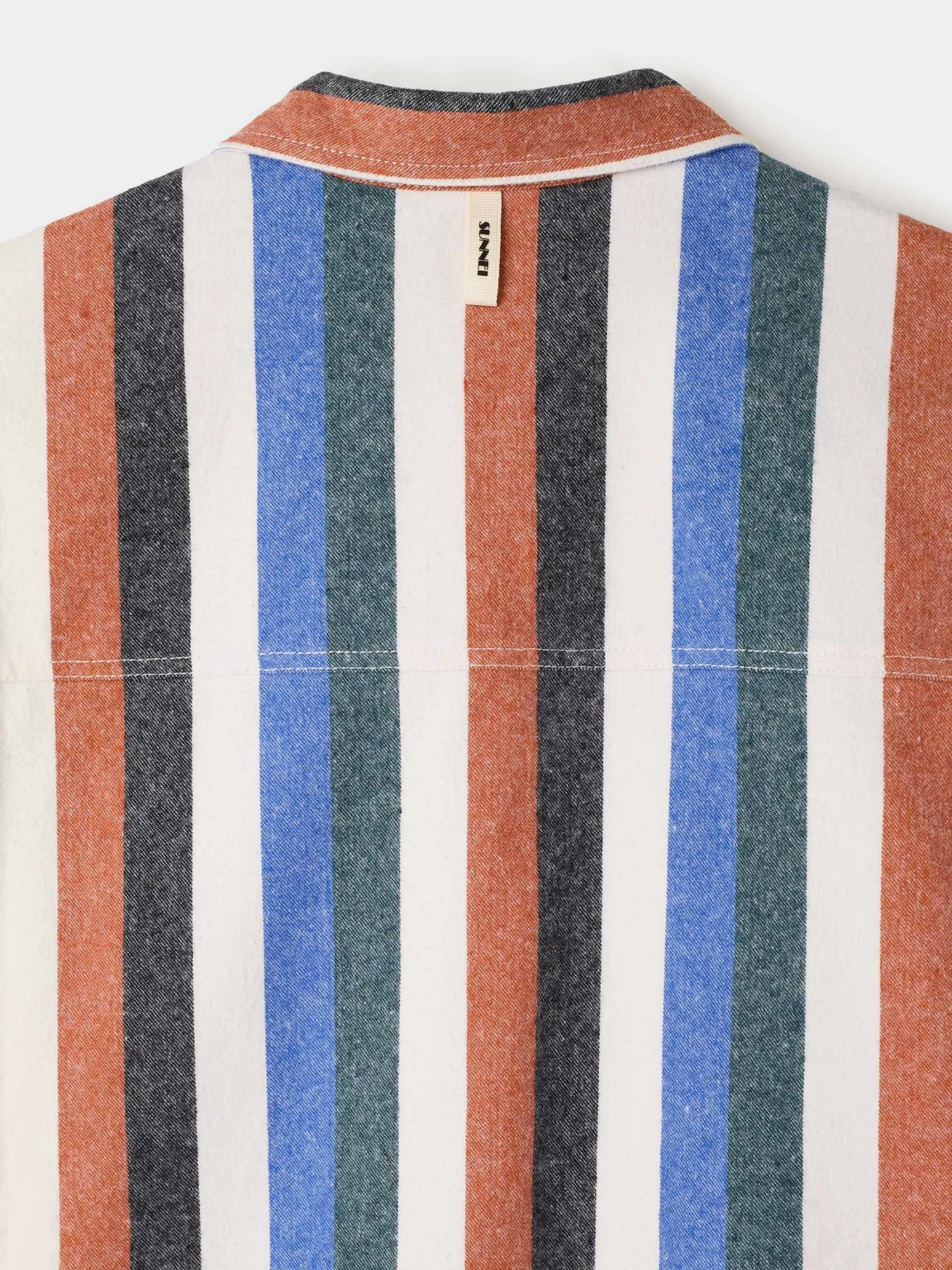 Рубашка Sunnei Over Shirt With Pockets Flannel Multicolor