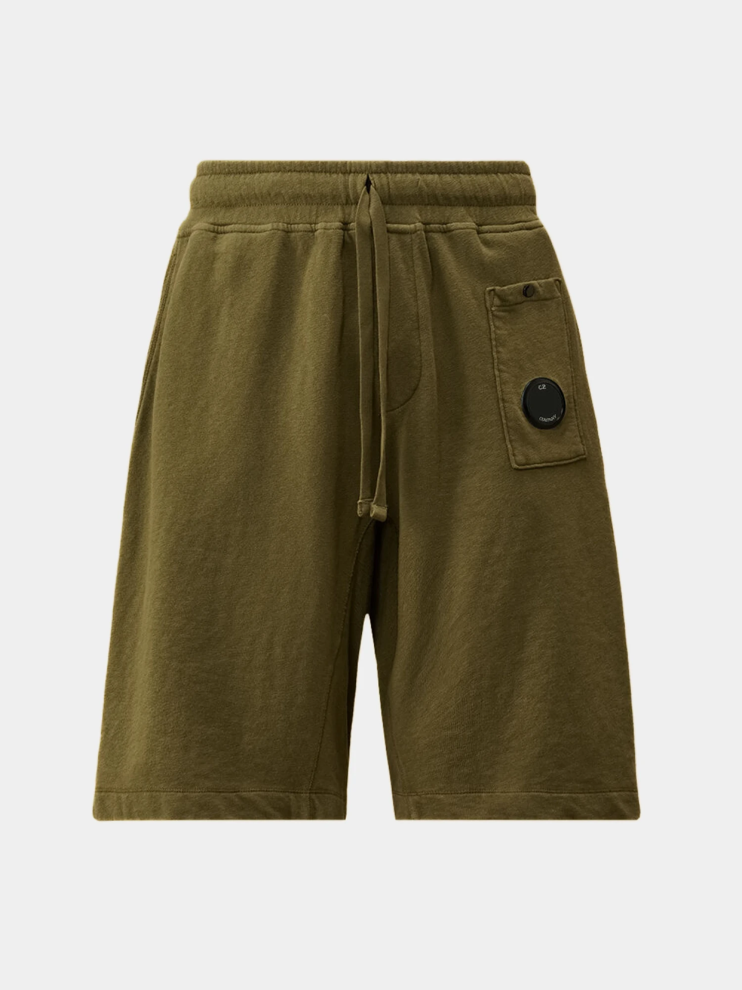 Шорты C.P. Company Malfilè Fleece Lens Thyme Green