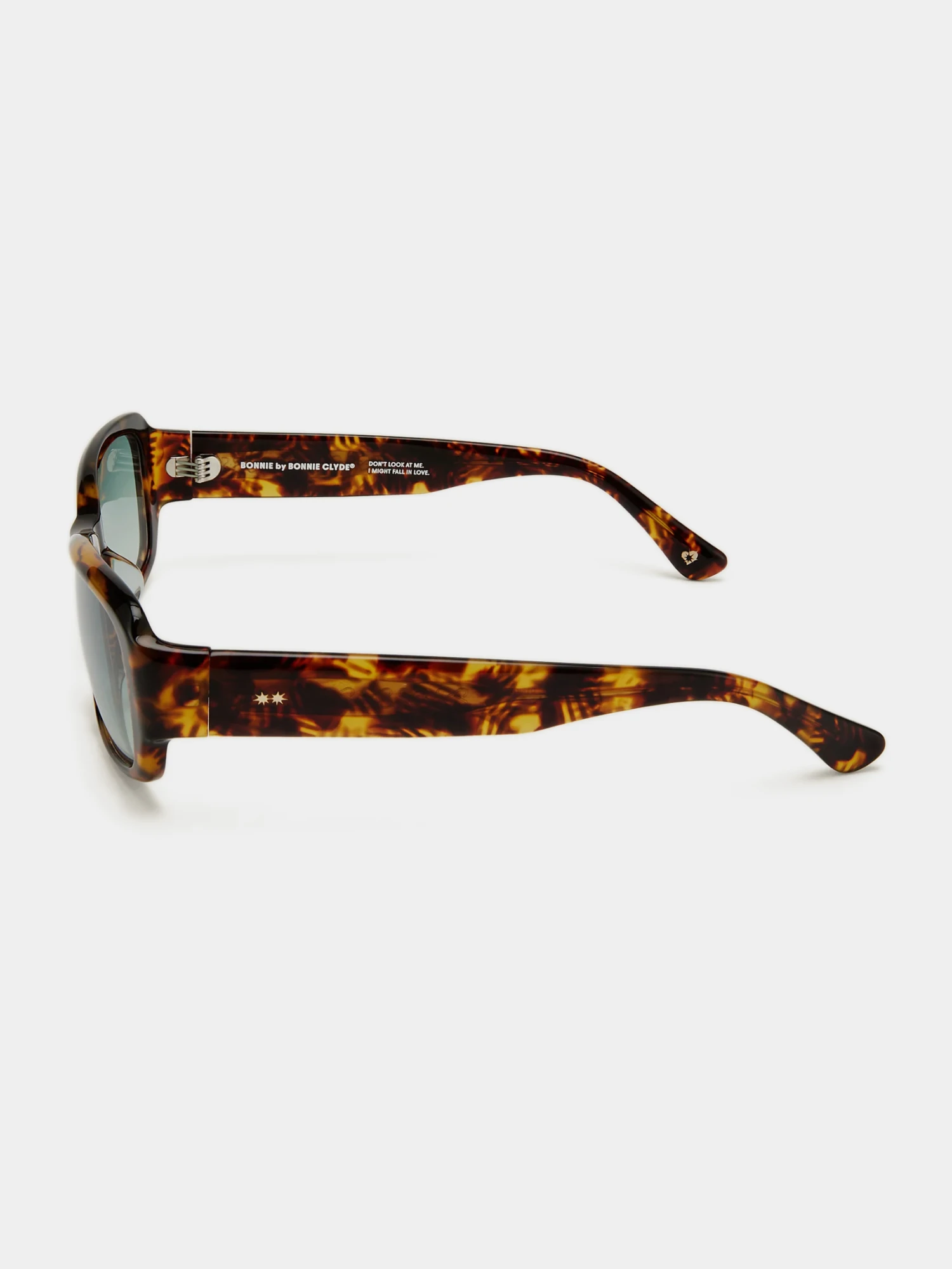 Очки Bonnie Clyde Sugar Tortoise & Green Gradient