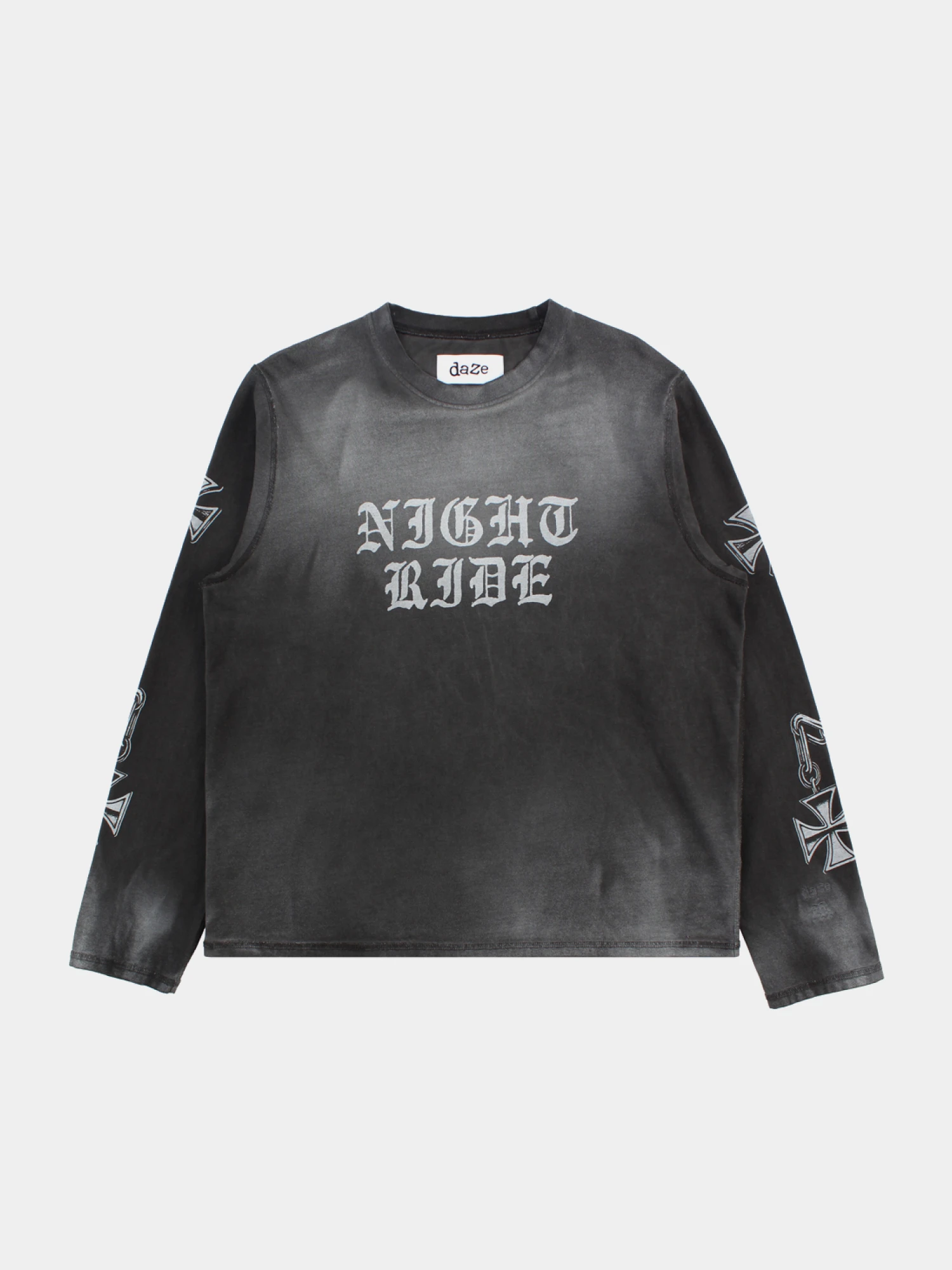 Лонгслив Daze x AA Night Ride Grey