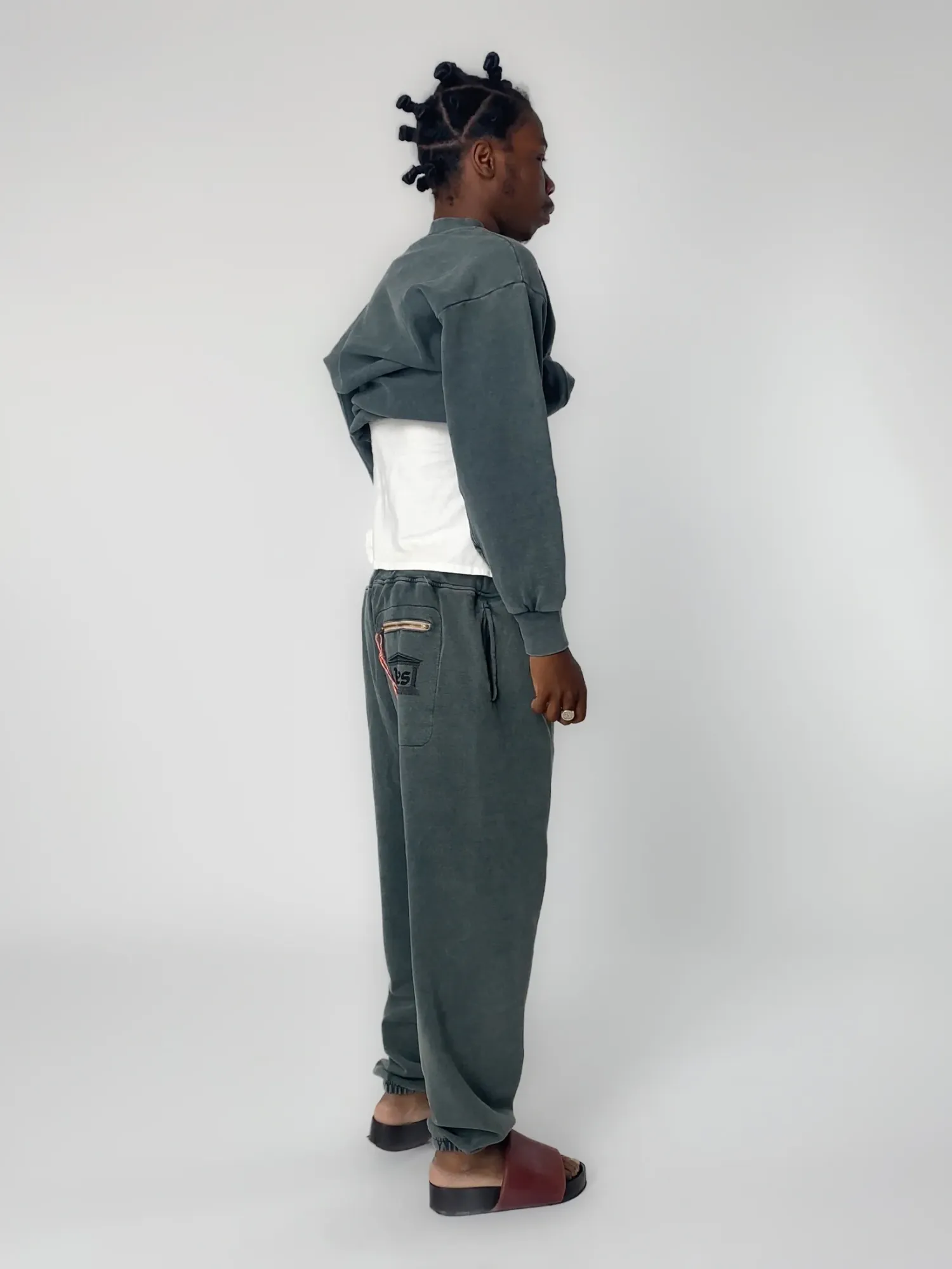 Брюки ARIES Premium Aged Temple Sweatpant Dark Green