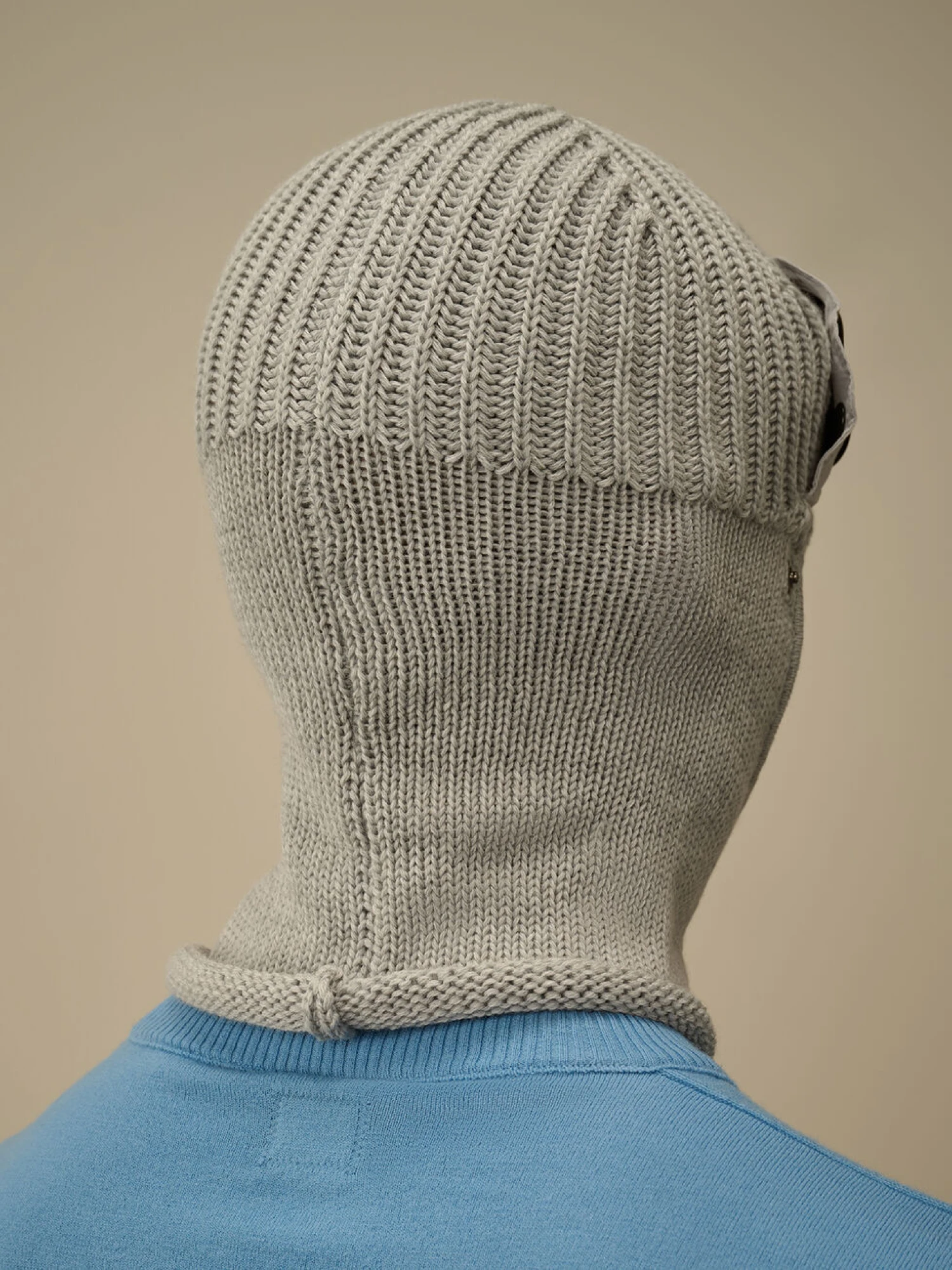 Балаклава C.P. Company Extrafine Merino Wool Goggle Moon Melange