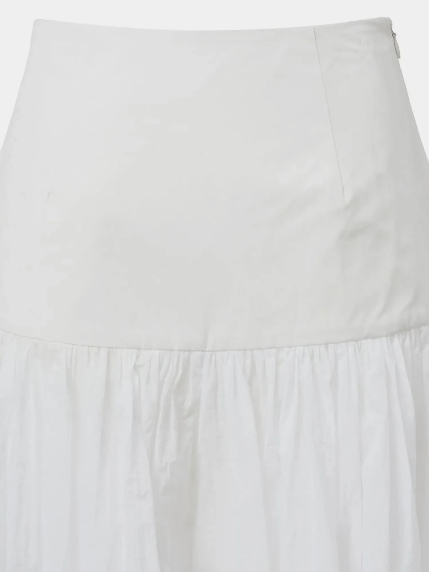 Женские брюки AMOMENTO Shirring Culotte White