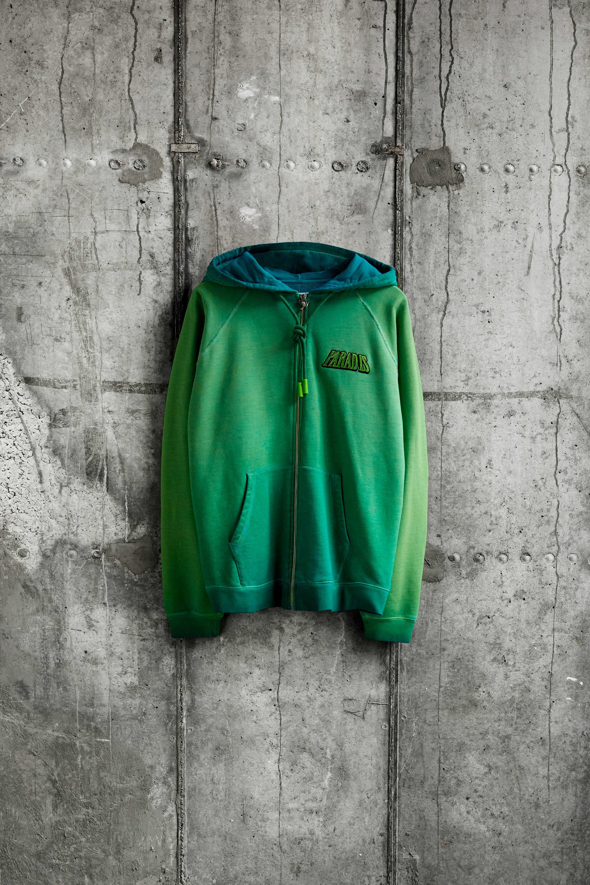 Зип-худи 3.PARADIS Dove Zip Hooded Green