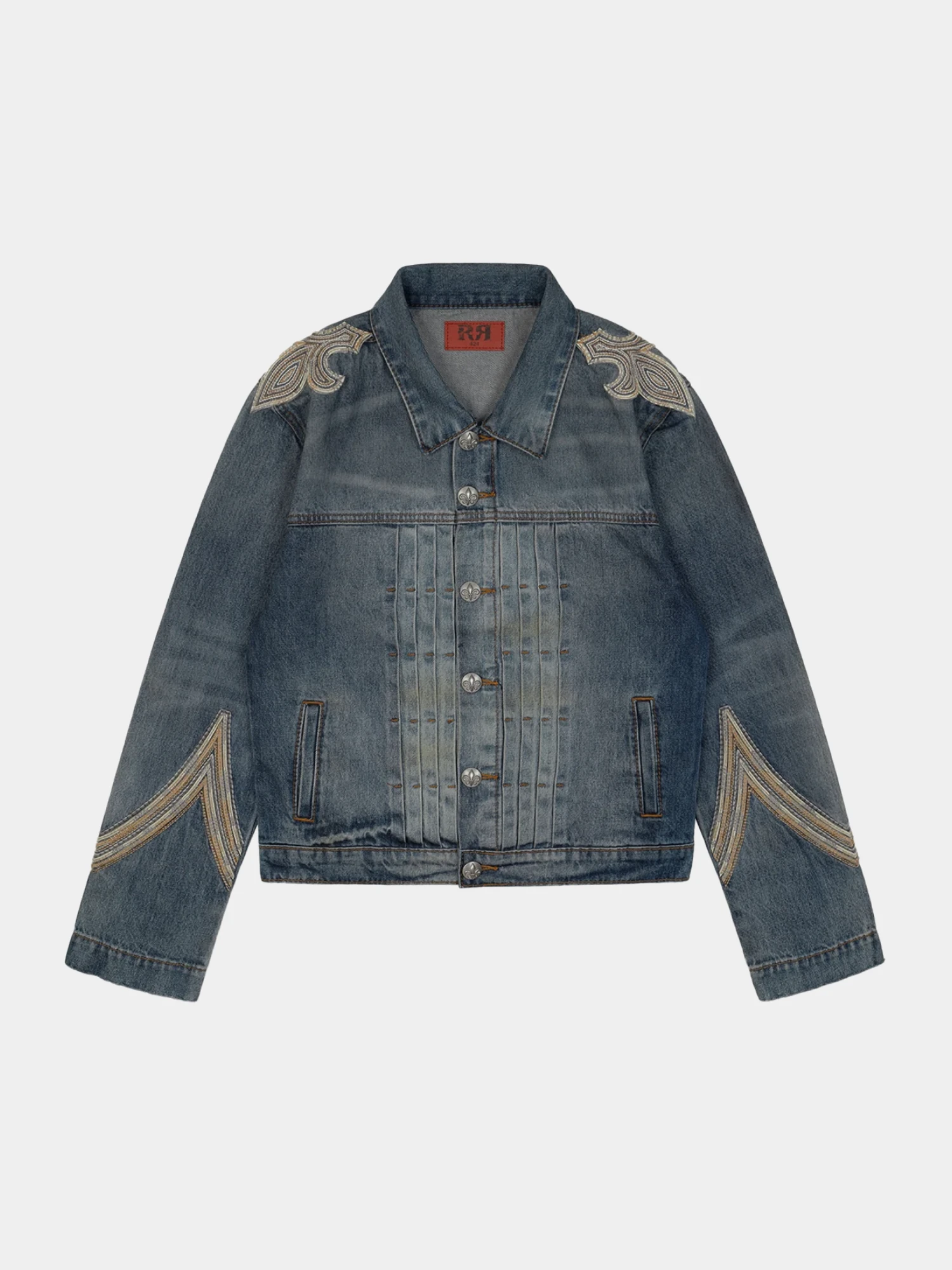 Джинсовая куртка 424 x Rock Revival RR Alias Trucker Dark Washing