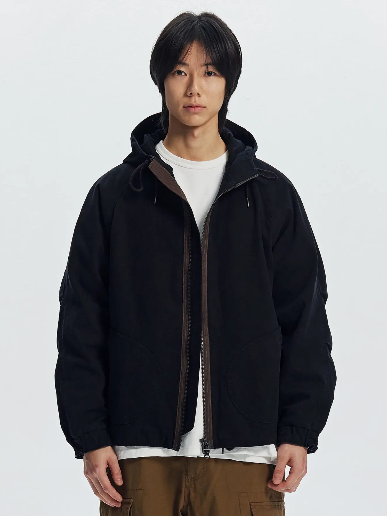 Парка FrizmWORKS Jungle Cloth Deck Hooded Black