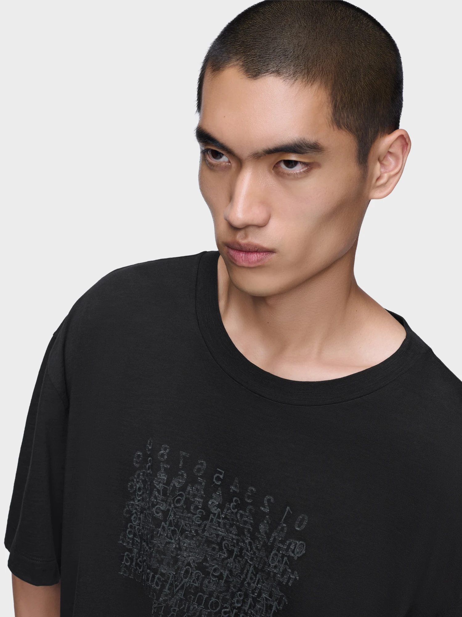 Футболка Maison Margiela Numbers Oversize Black