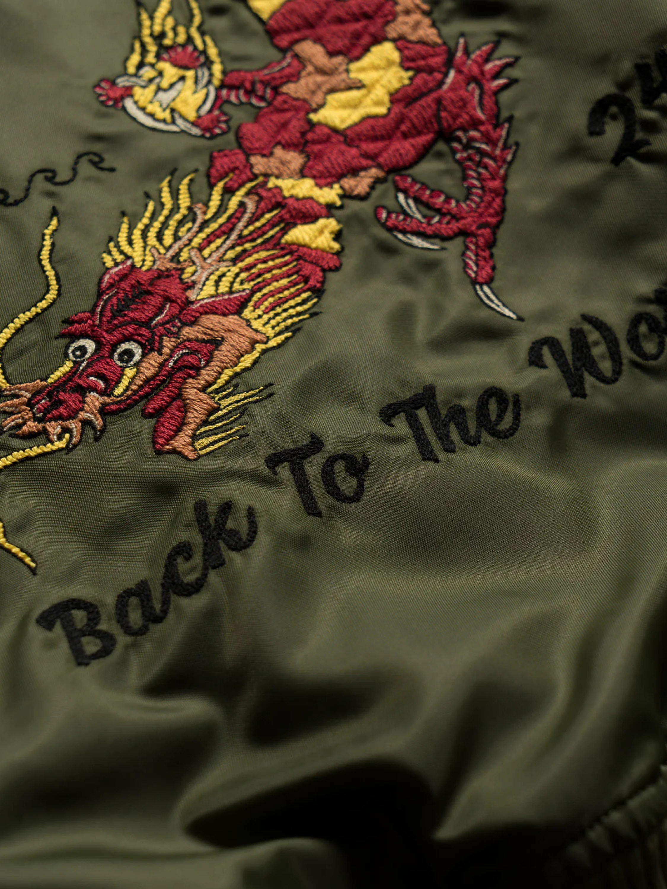 Бомбер MAHARISHI 5247 Tour Dragon Map MA1 Olive