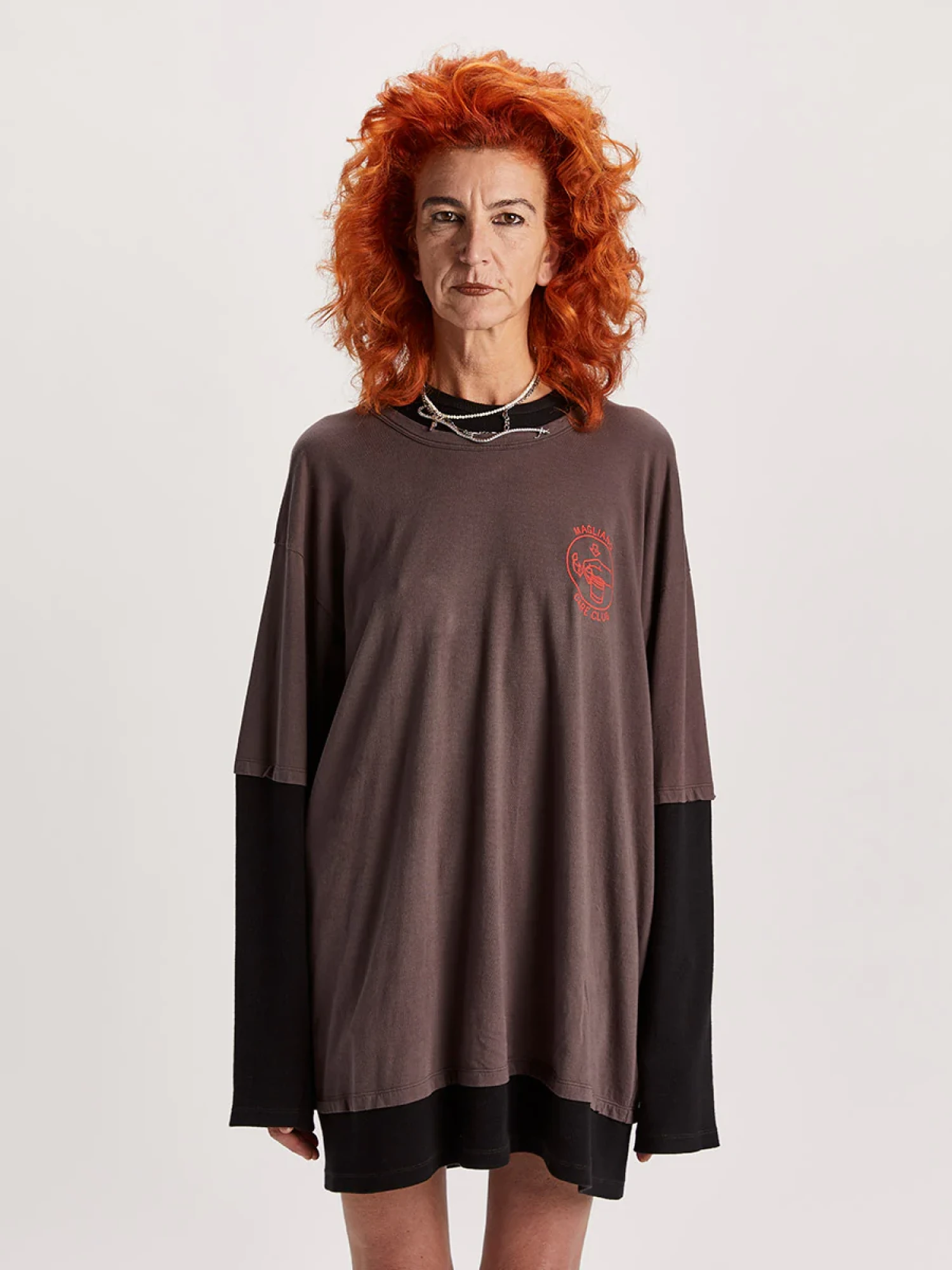 Лонгслив Magliano Trauma Brown