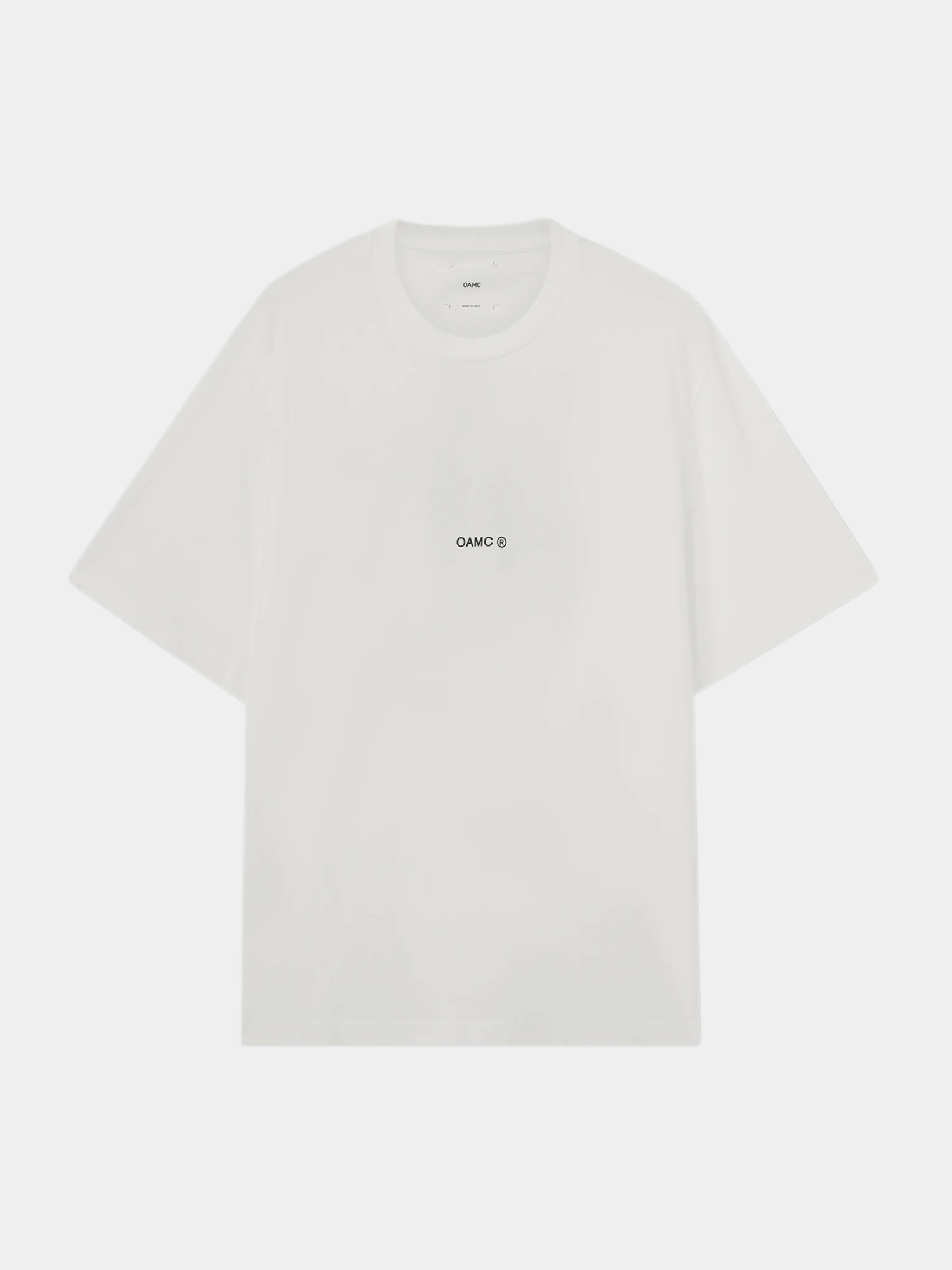 Футболка OAMC Classic Tee White With Print On Back