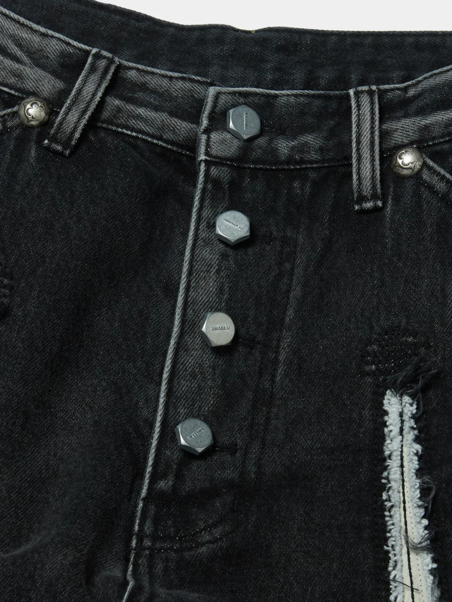 Джинсы Thug Club TC Bone Leather Black