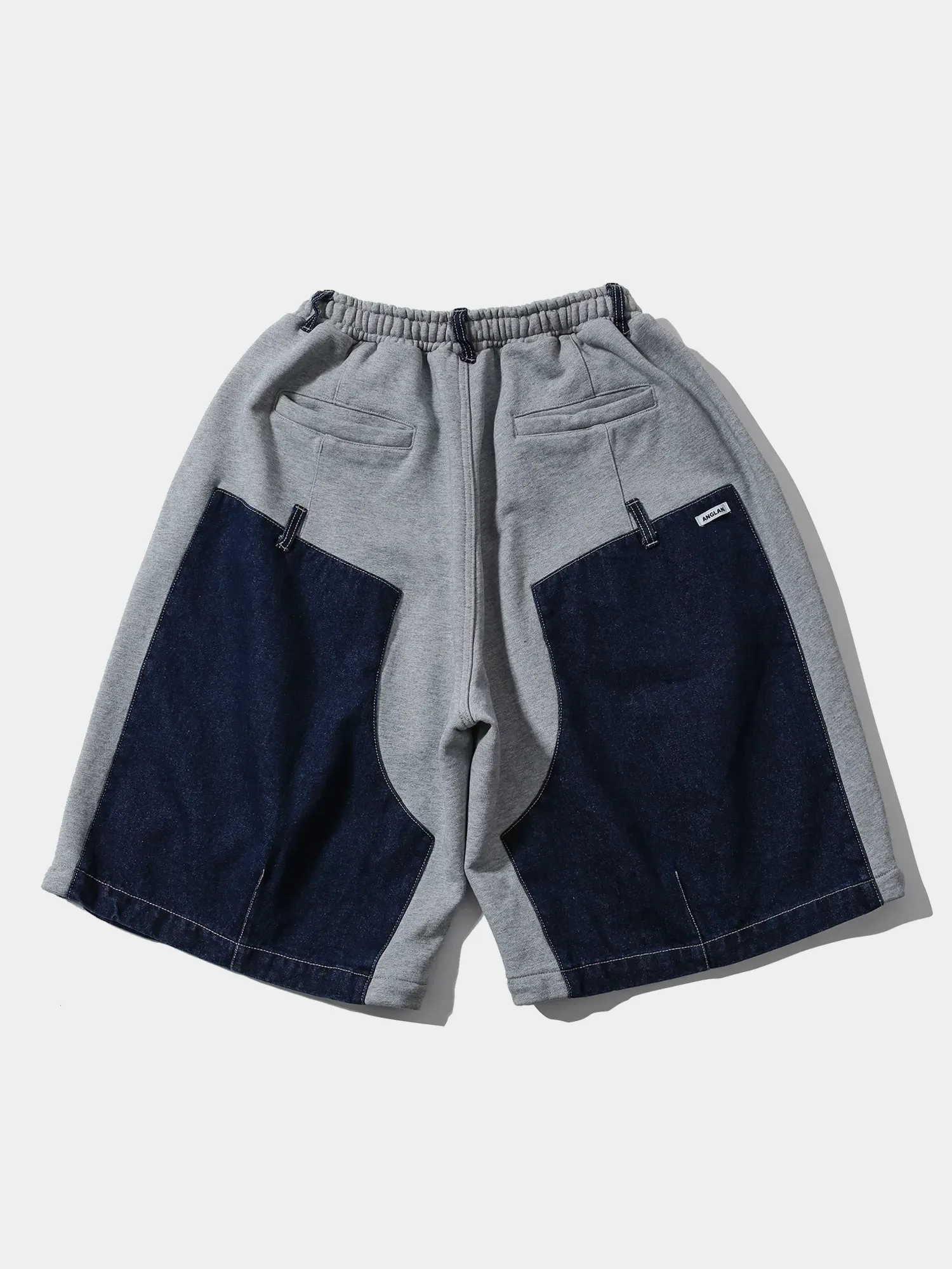 Шорты ANGLAN Denim Double Sweat Half Pants Blue