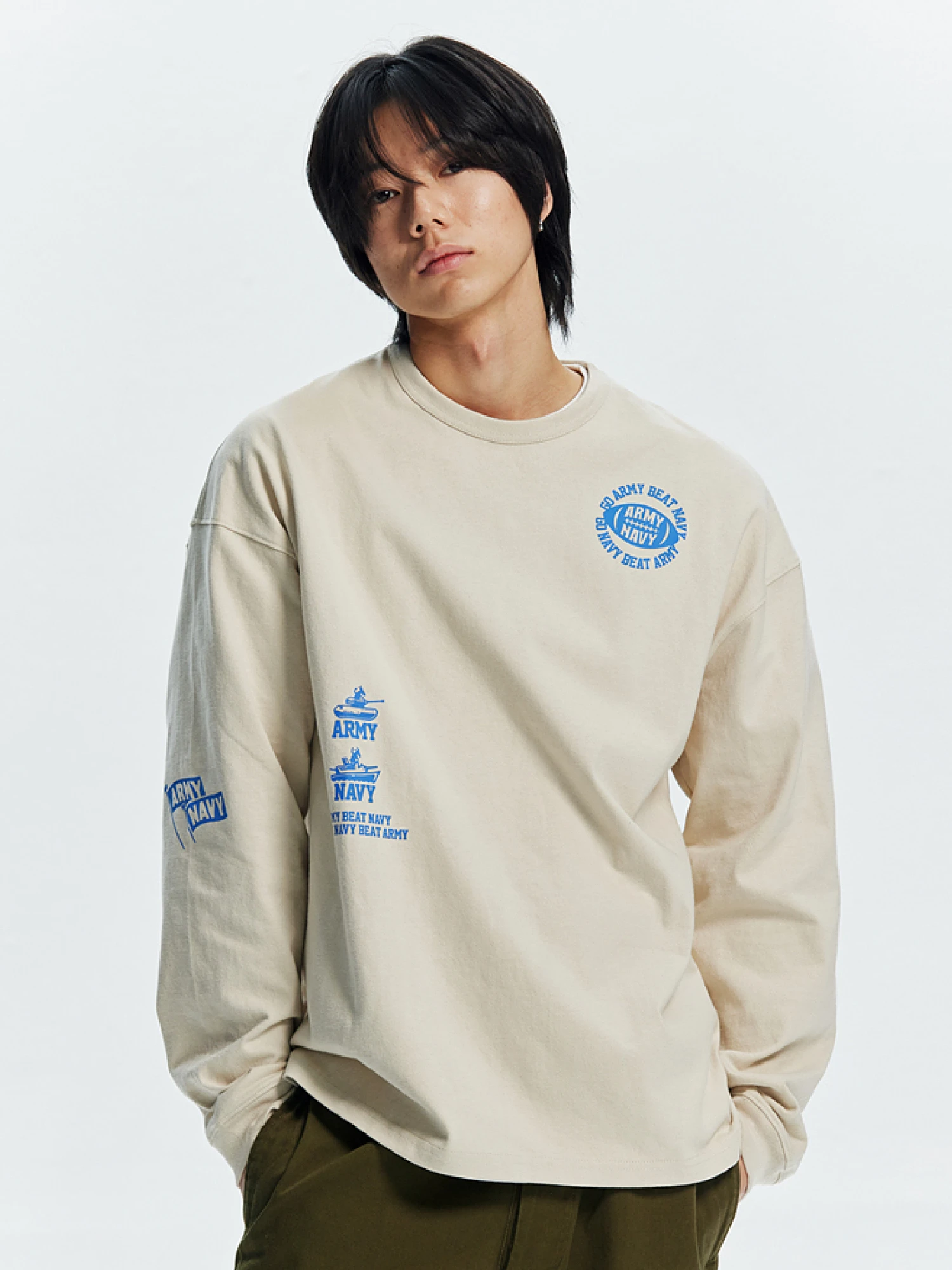 Лонгслив FrizmWORKS Army-Navy Game L/S Linen