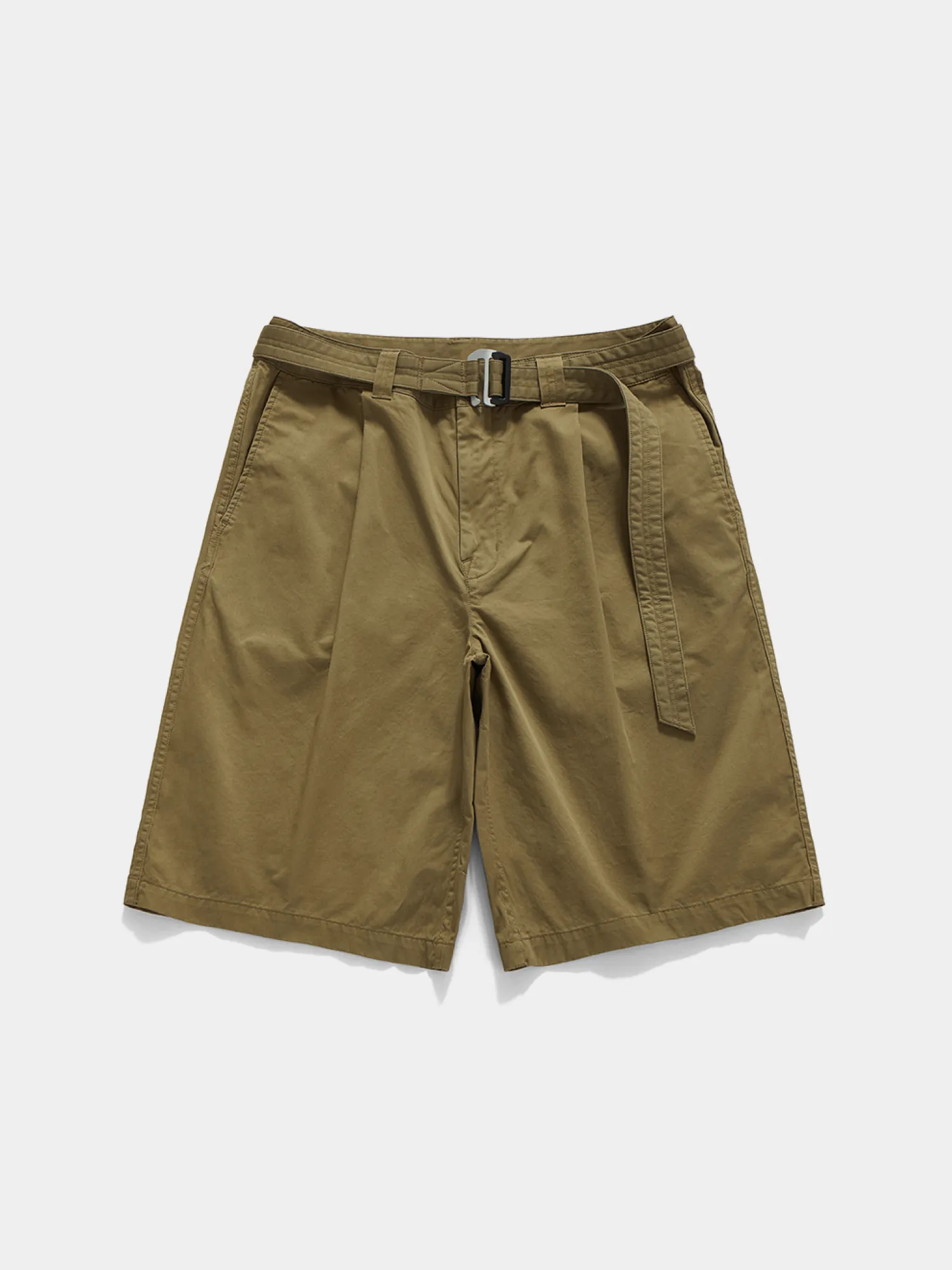 Шорты UNAFFECTED Belted One Tuck Beige