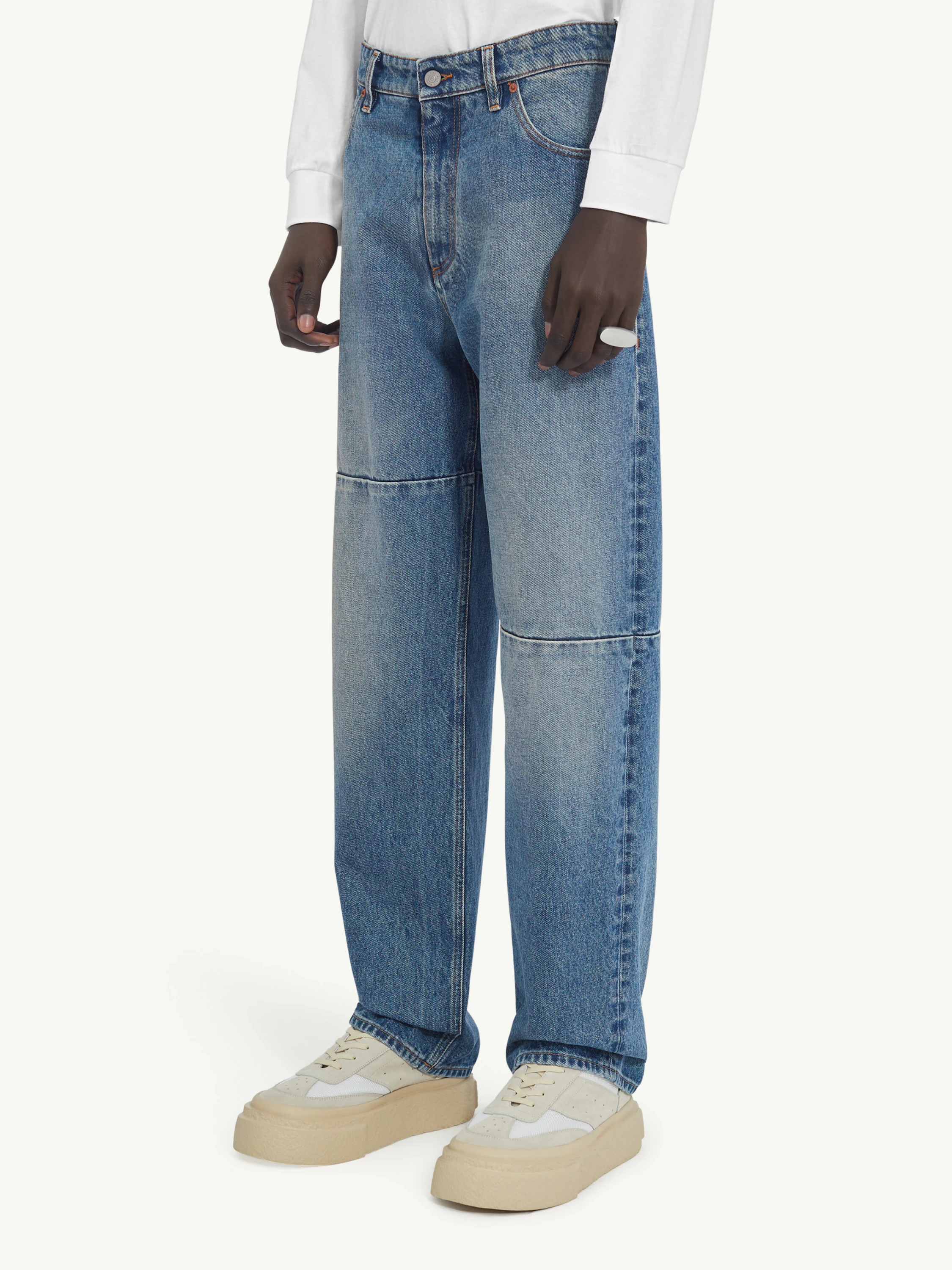 Джинсы MM6 Maison Margiela 5 Pocket Jeans Light Blue