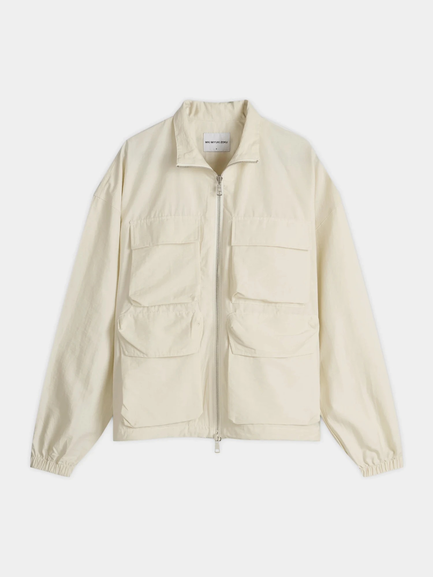 Ветровка MKI MIYUKI ZOKU Washed Cotton Nylon Track Bone
