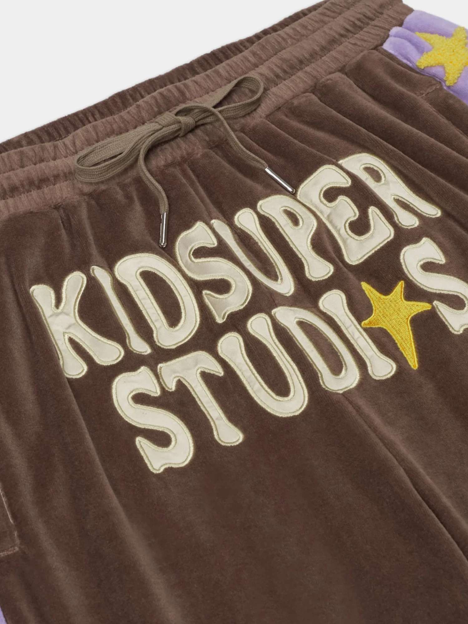 Шорты KidSuper Velour Stars Shorts Brown