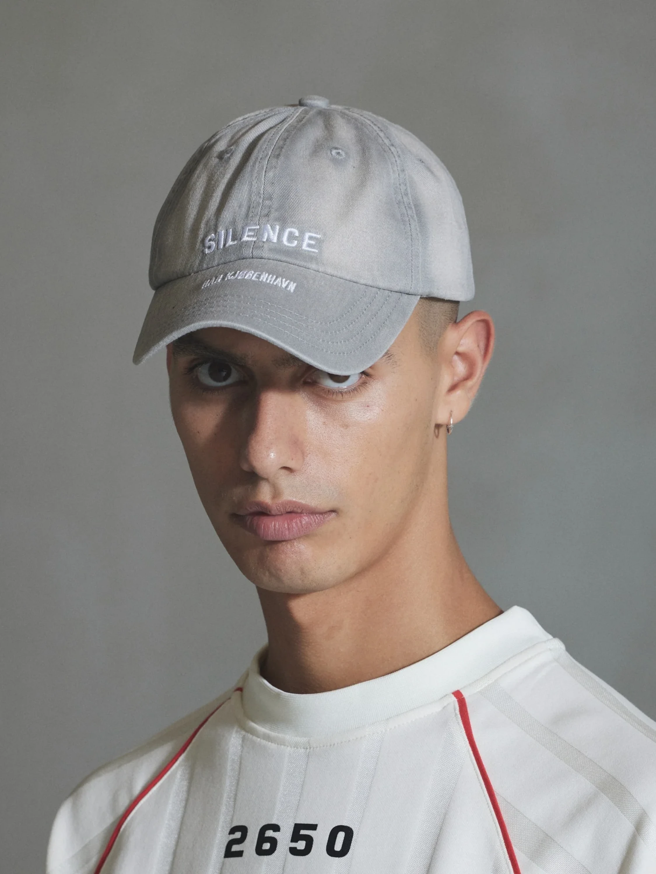 Кепка Han Kjøbenhavn Silencel Logo Baseball Cap Grey