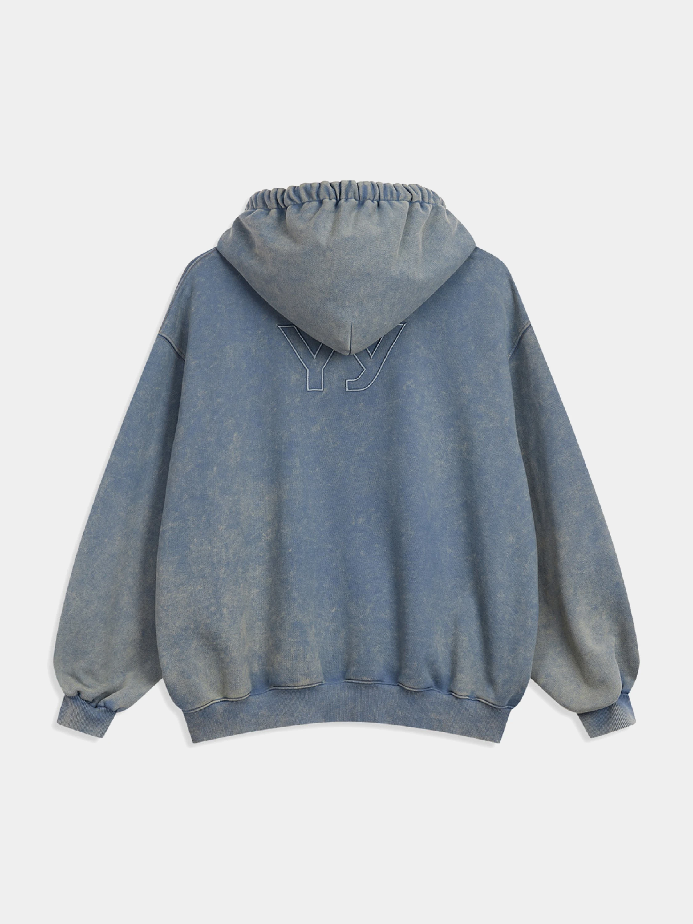 Худи OPEN YY Wide Box Hoodie Blue