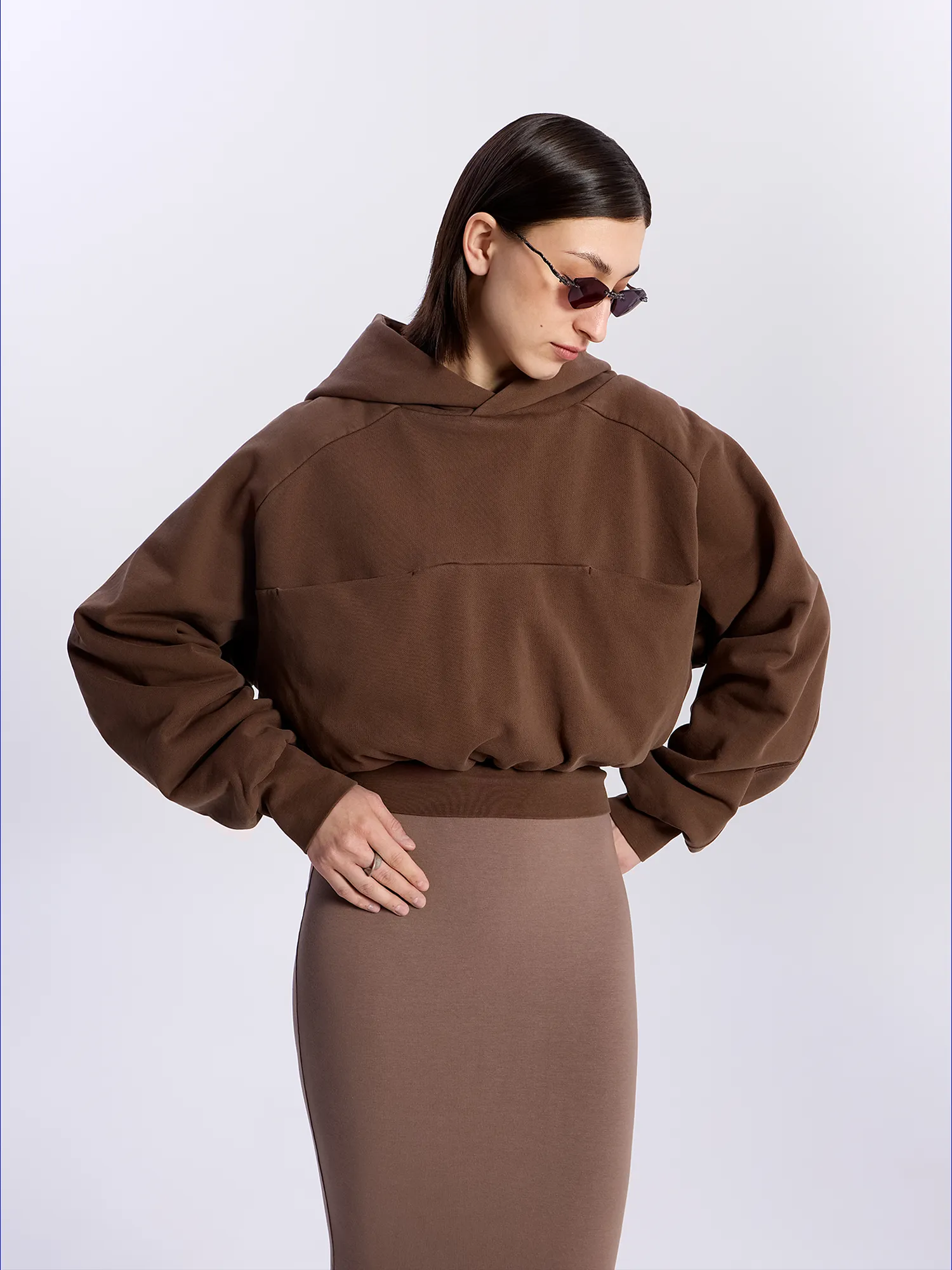 Худи entire studios Double Double Hood Brunette