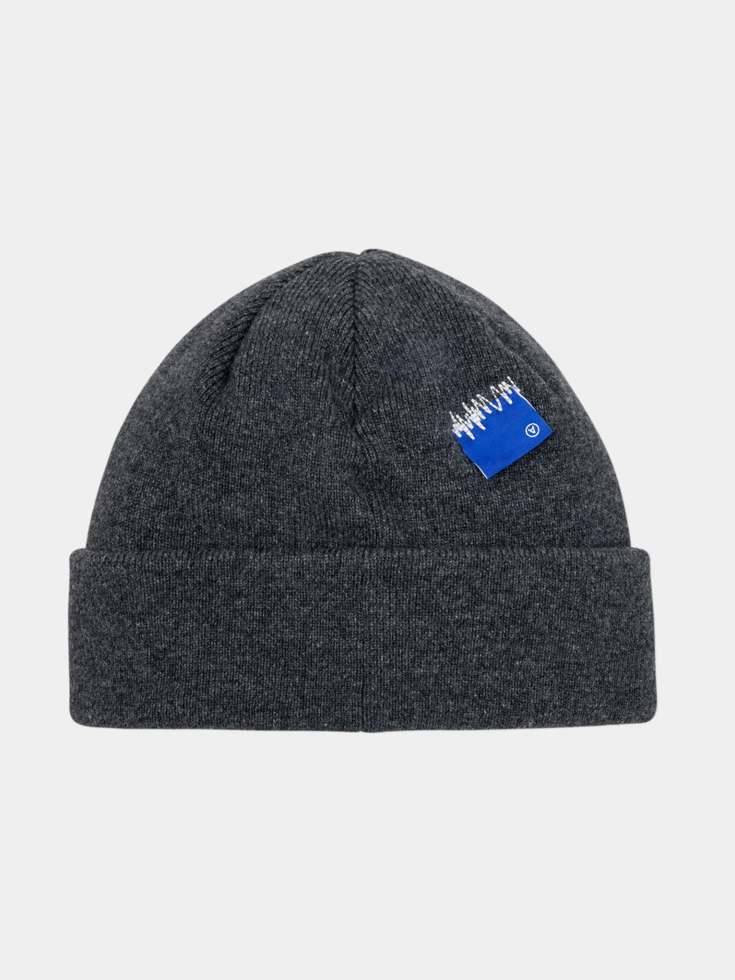 Шапка ADERERROR Sig BL Tag Beanie 02 Charcoal