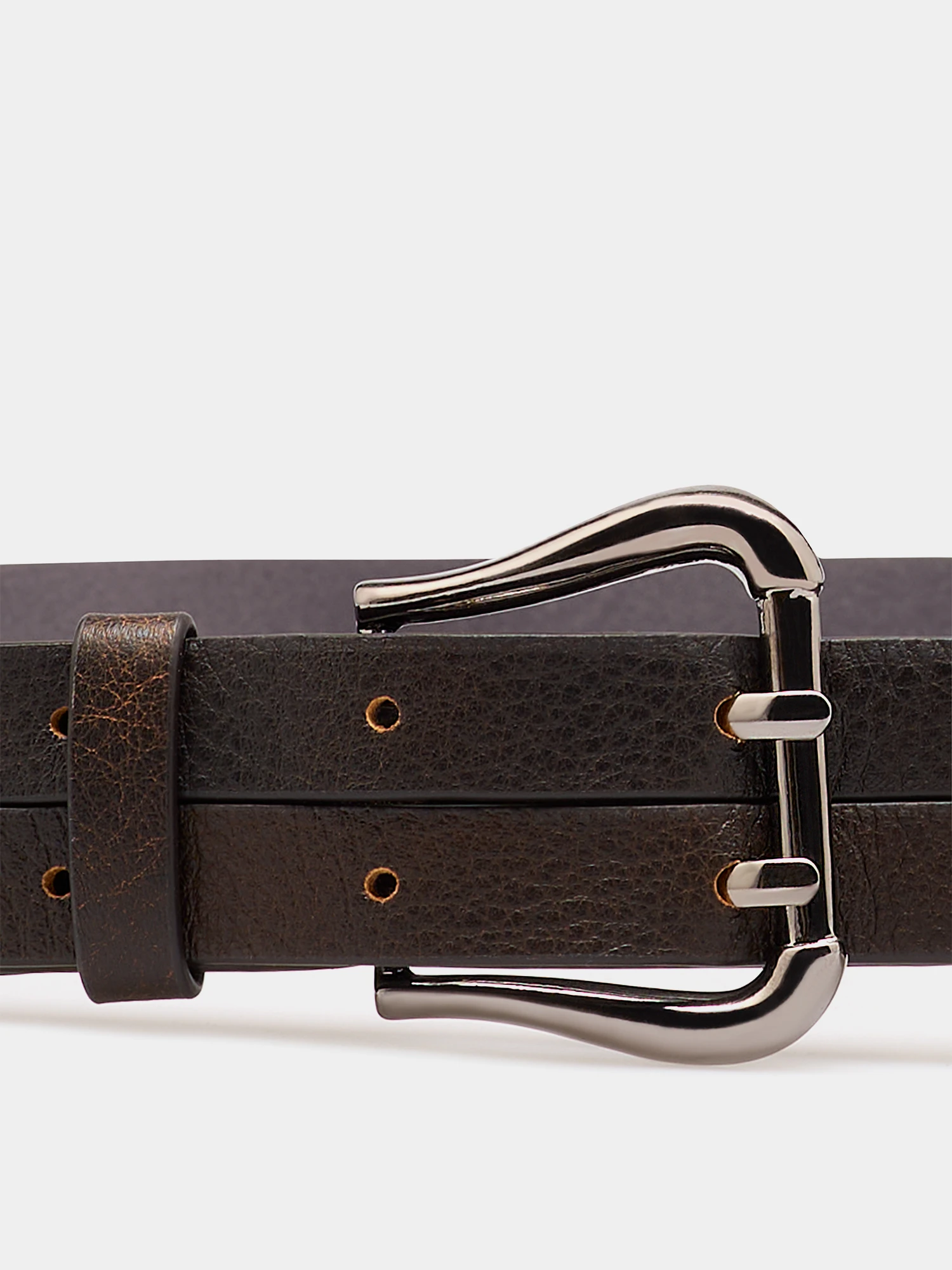 Ремень EPINGLER  2-Line Leather Brown