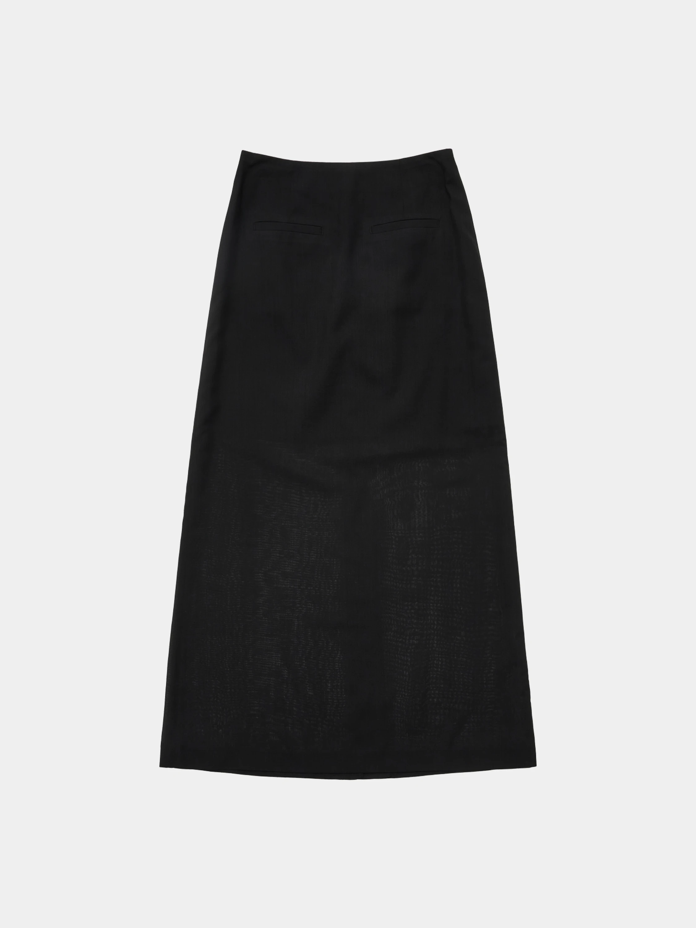 Женская юбка AMOMENTO Sheer Maxi Long Skirt Black