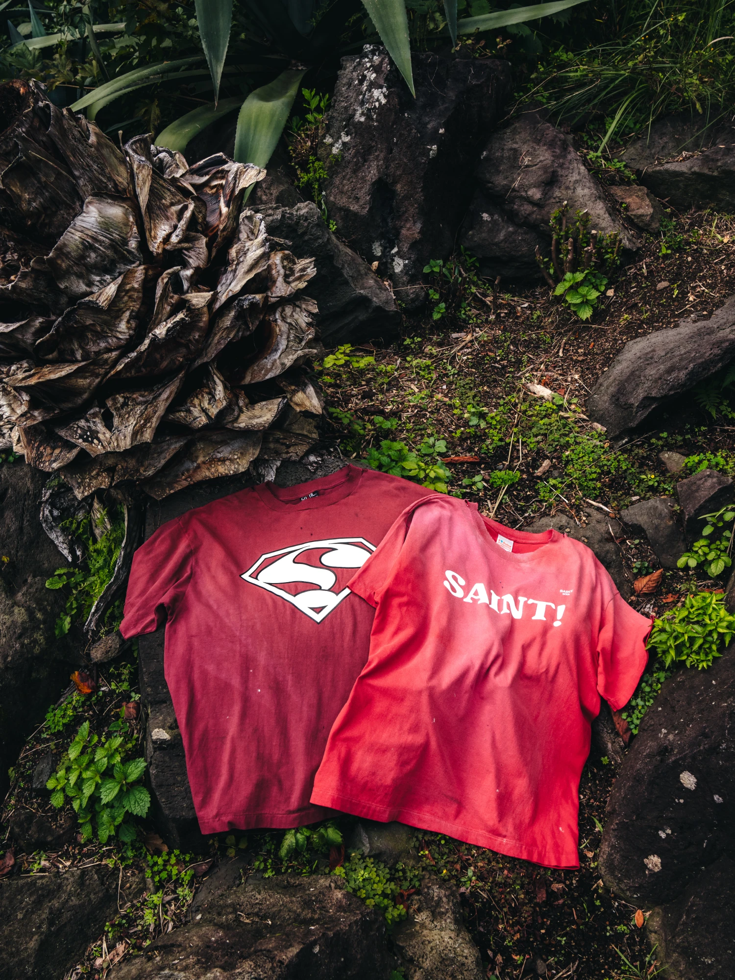 Футболка SAINT MXXXXXX SS Tee Burgundy