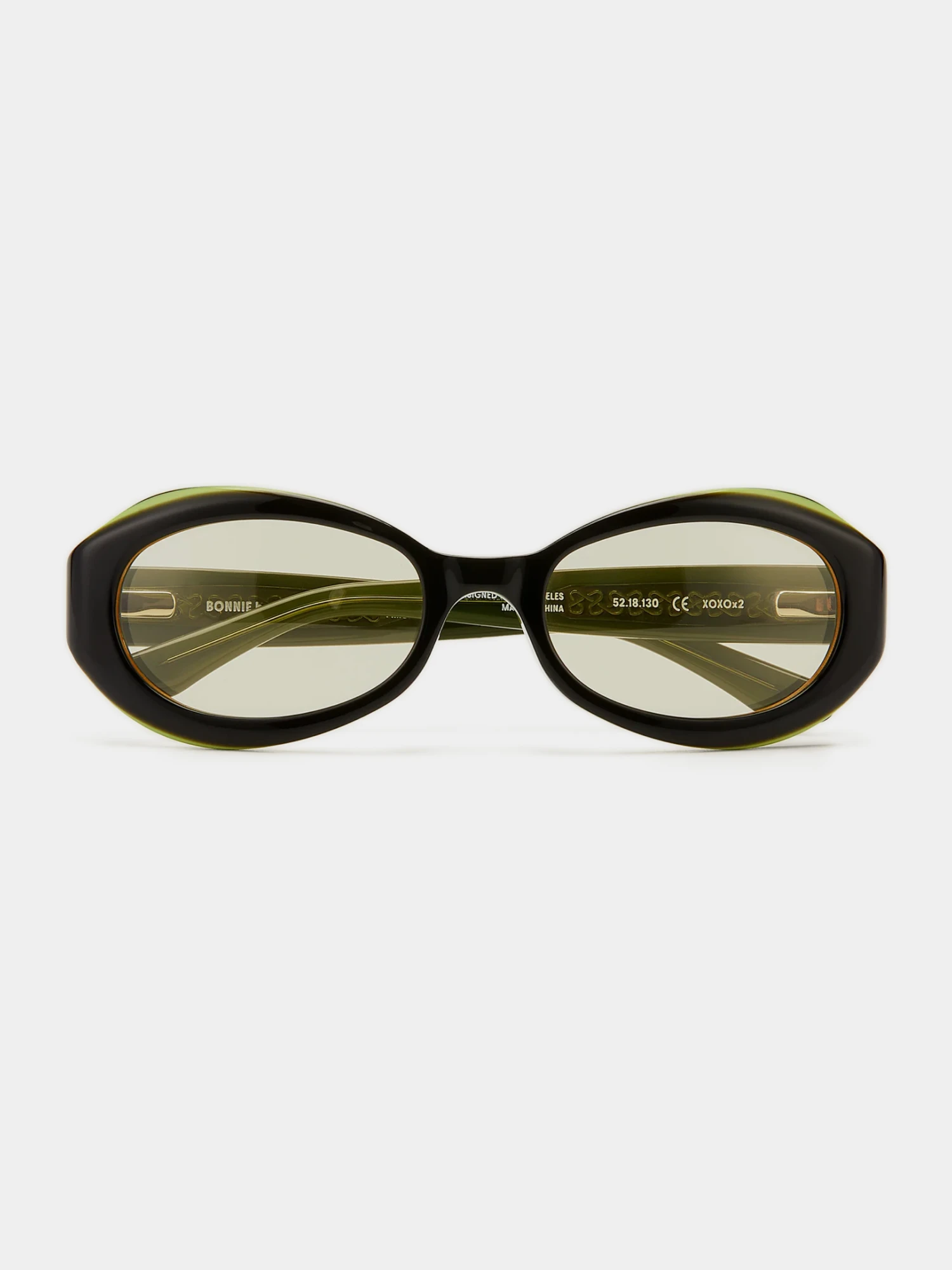Очки Bonnie Clyde XOXOx2 Dark Green & Yellow Tint