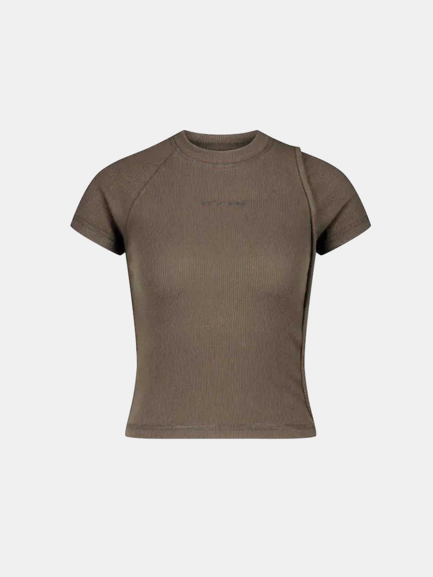 Женская футболка Ottolinger Deconstructed Rib Sand