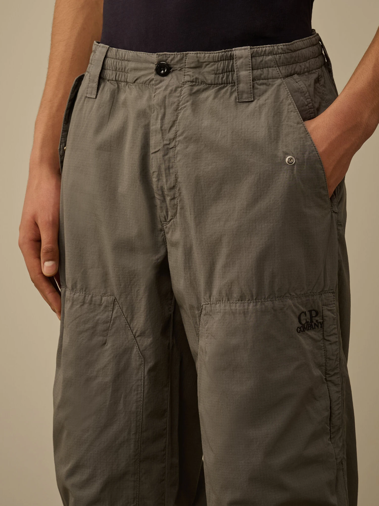 Брюки C.P. Company Cotton Rip Stop Loose Smoked Pearl Grey