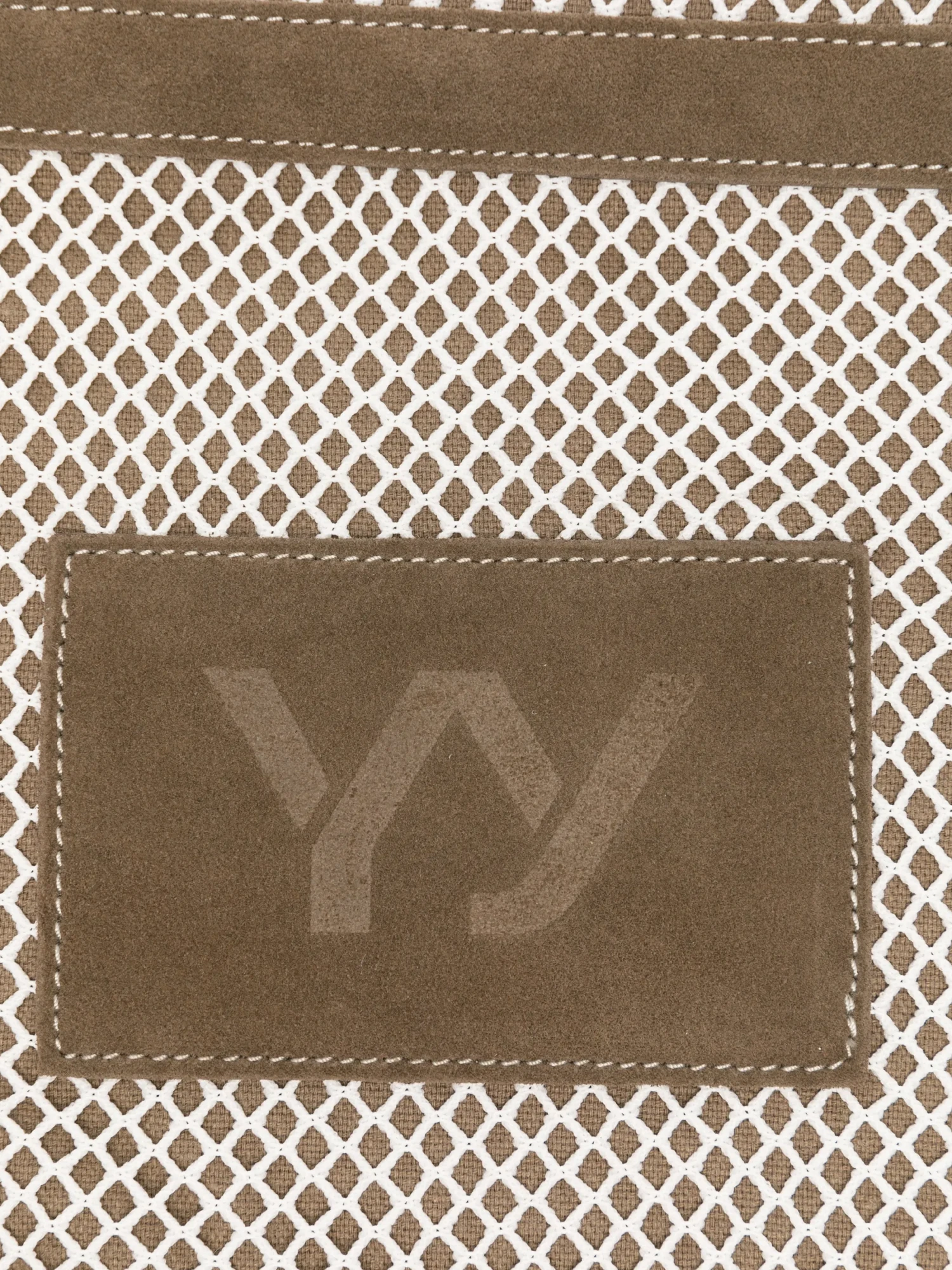 Тоут OPEN YY Mesh Crossbody Brown