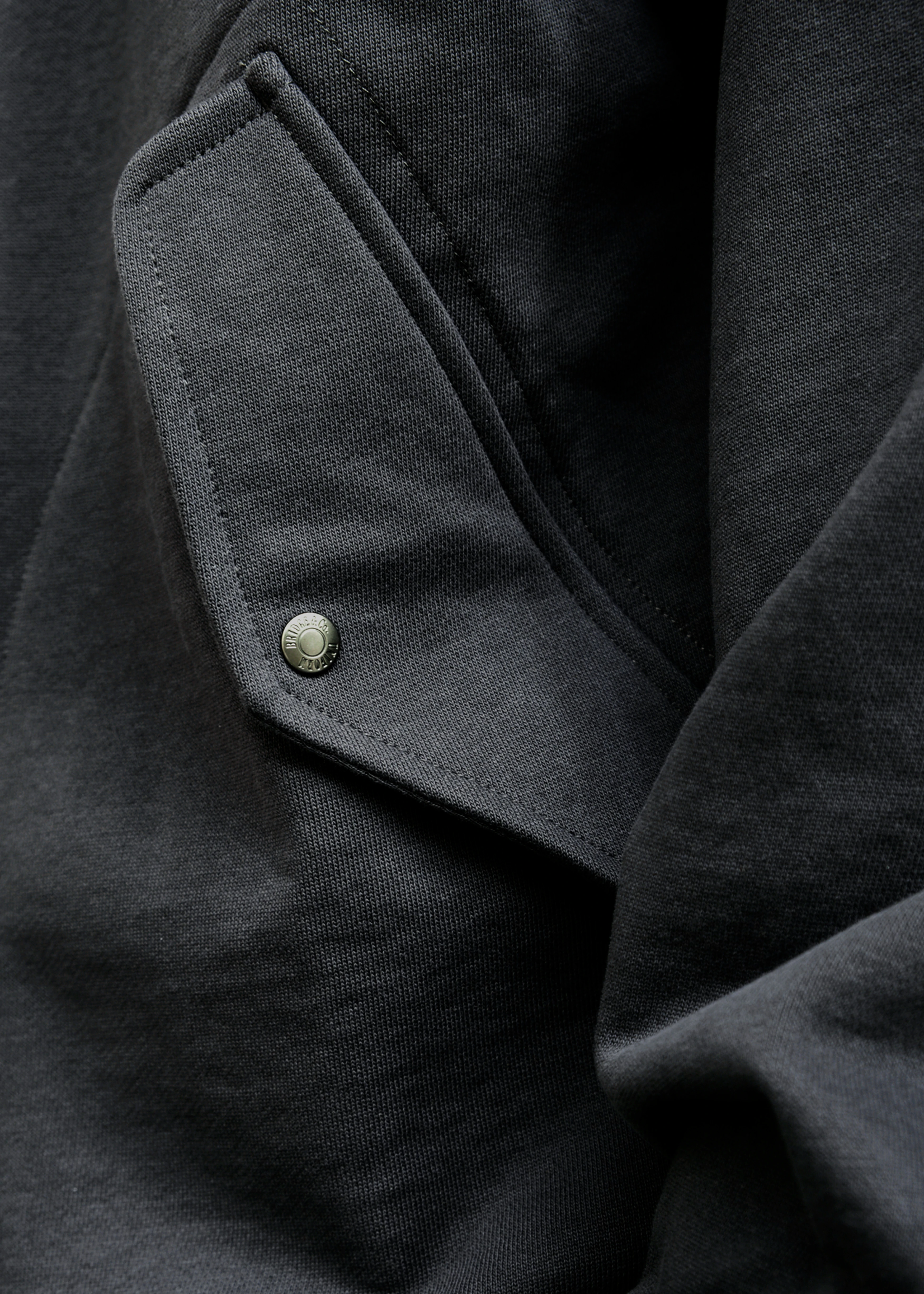 Свитшот Uniform Bridge M65 Fishtail Sweatshirts Charcoal