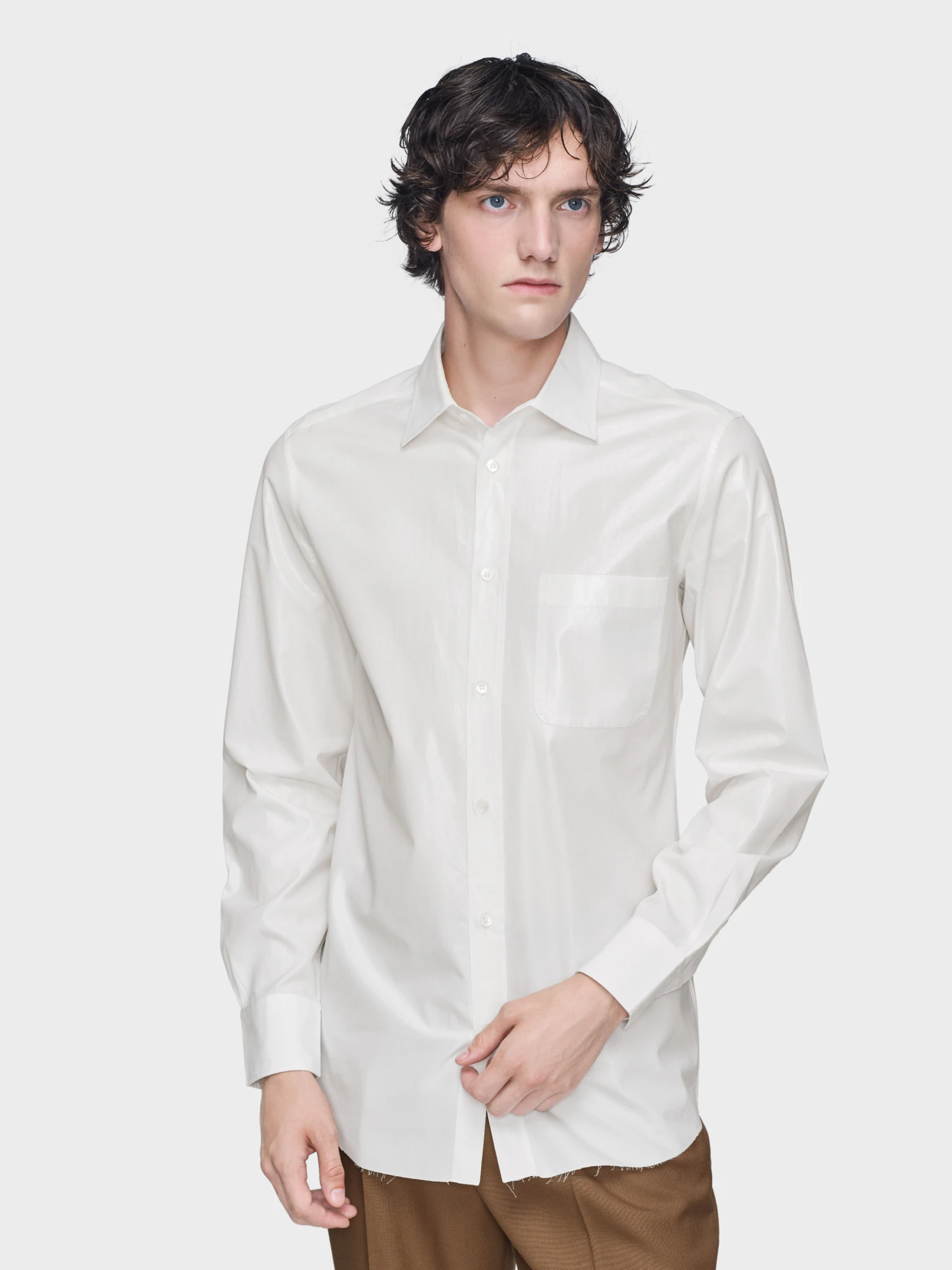 Рубашка Maison Margiela lining Cotton Poplin White