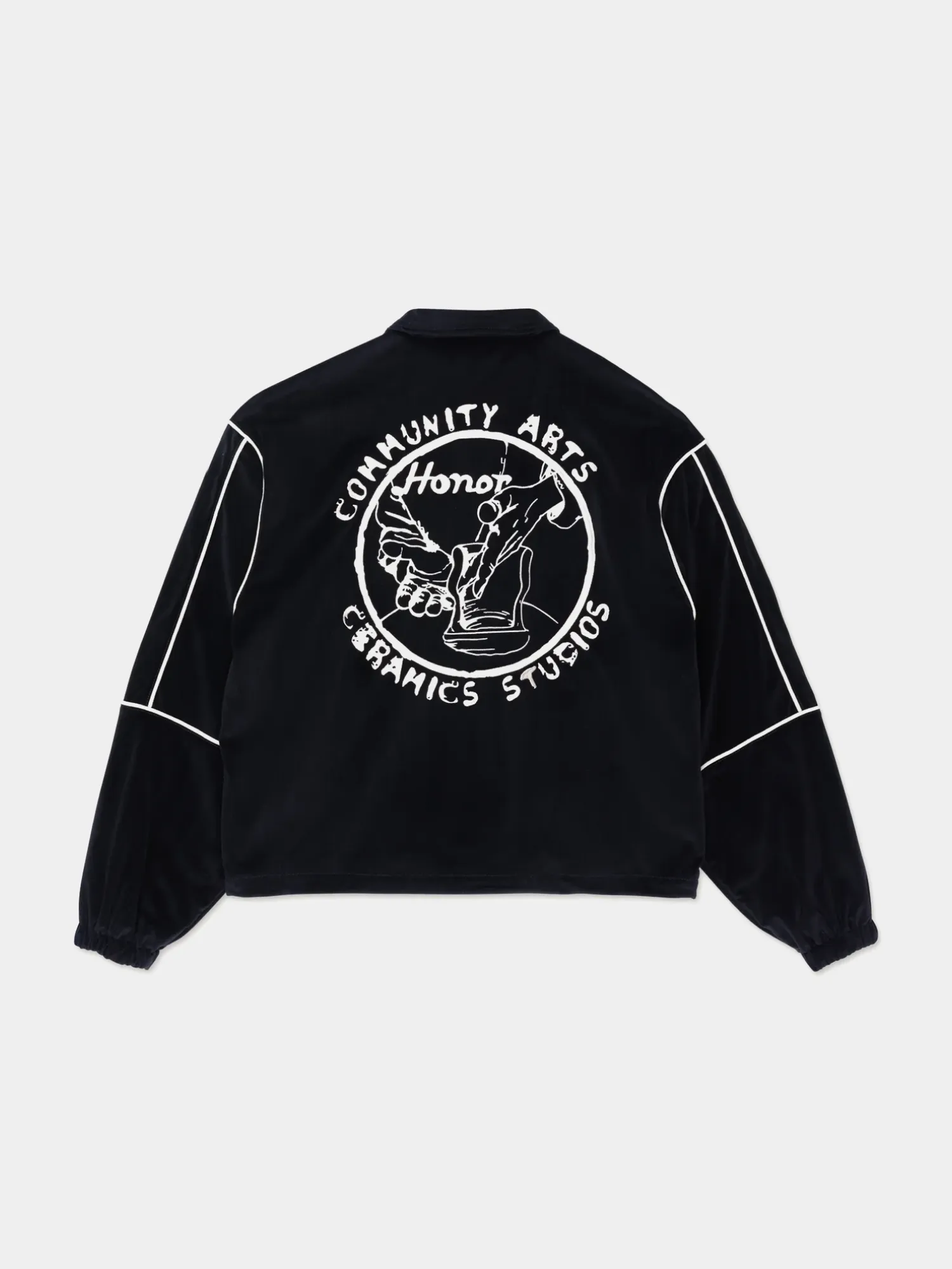 Олимпийка HONOR THE GIFT Piping Track Black