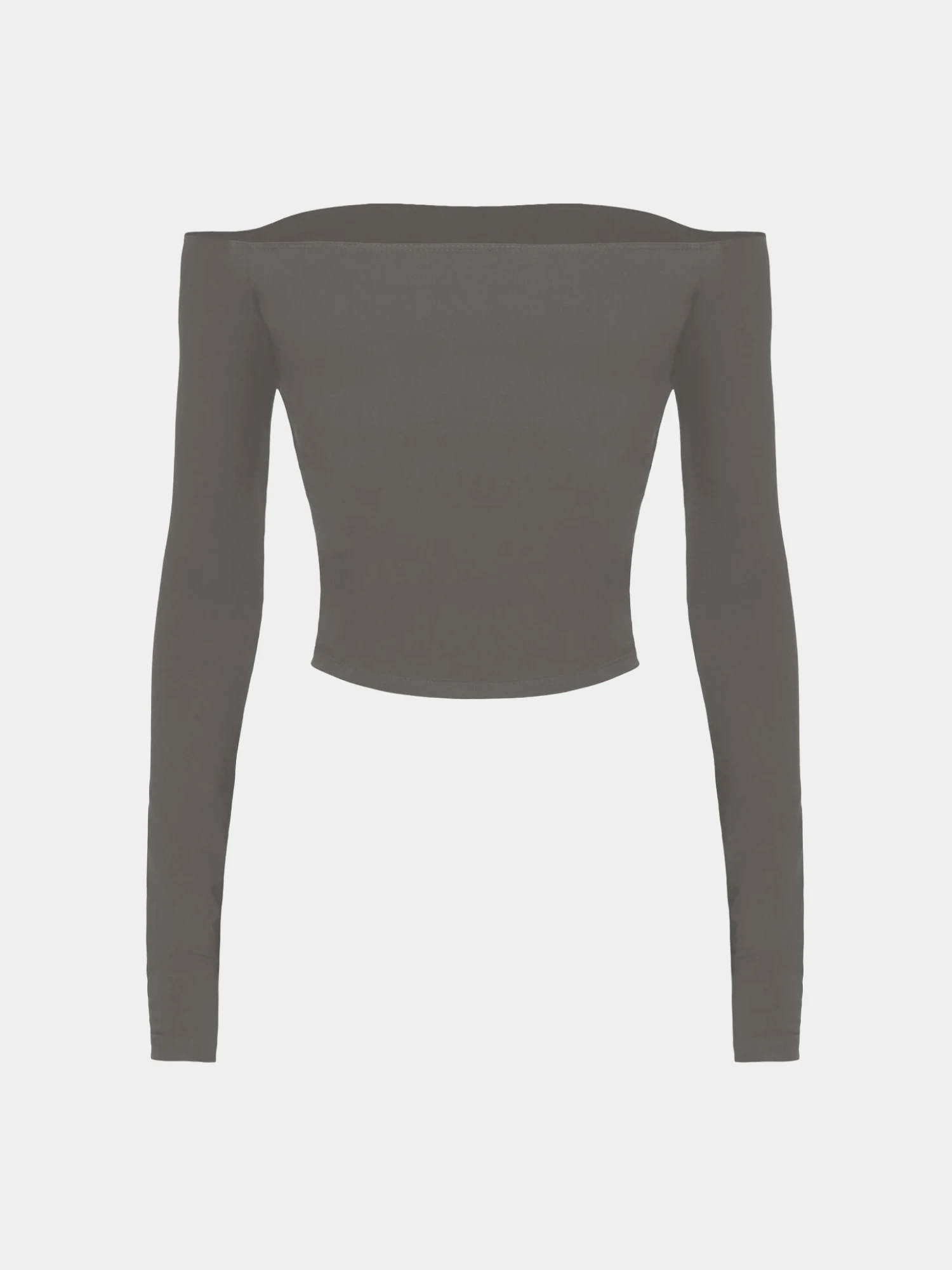Женский лонгслив XSAI Off Shoulder Beluga