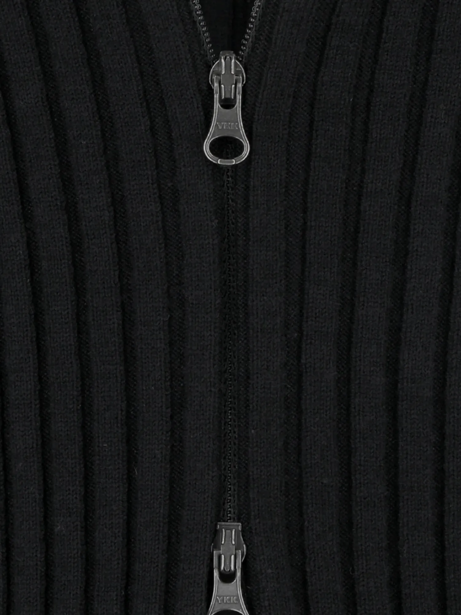 Женский кардиган AMOMENTO Ribbed High Neck Black