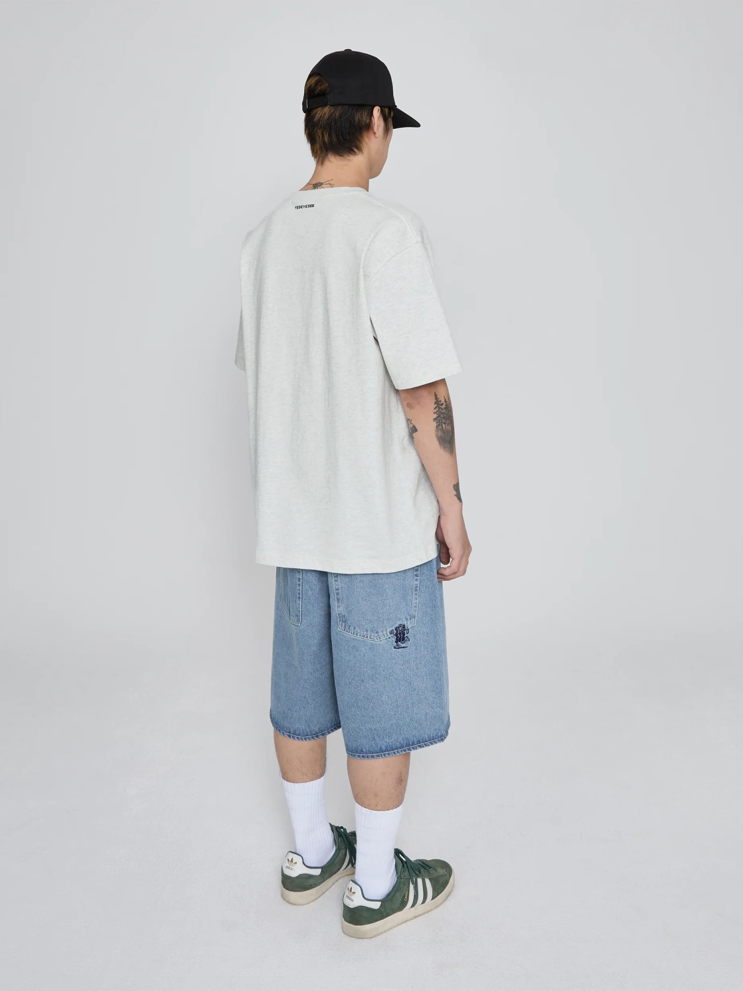 Шорты YESEYESEE Basal 5 Pockets Bleached Indigo
