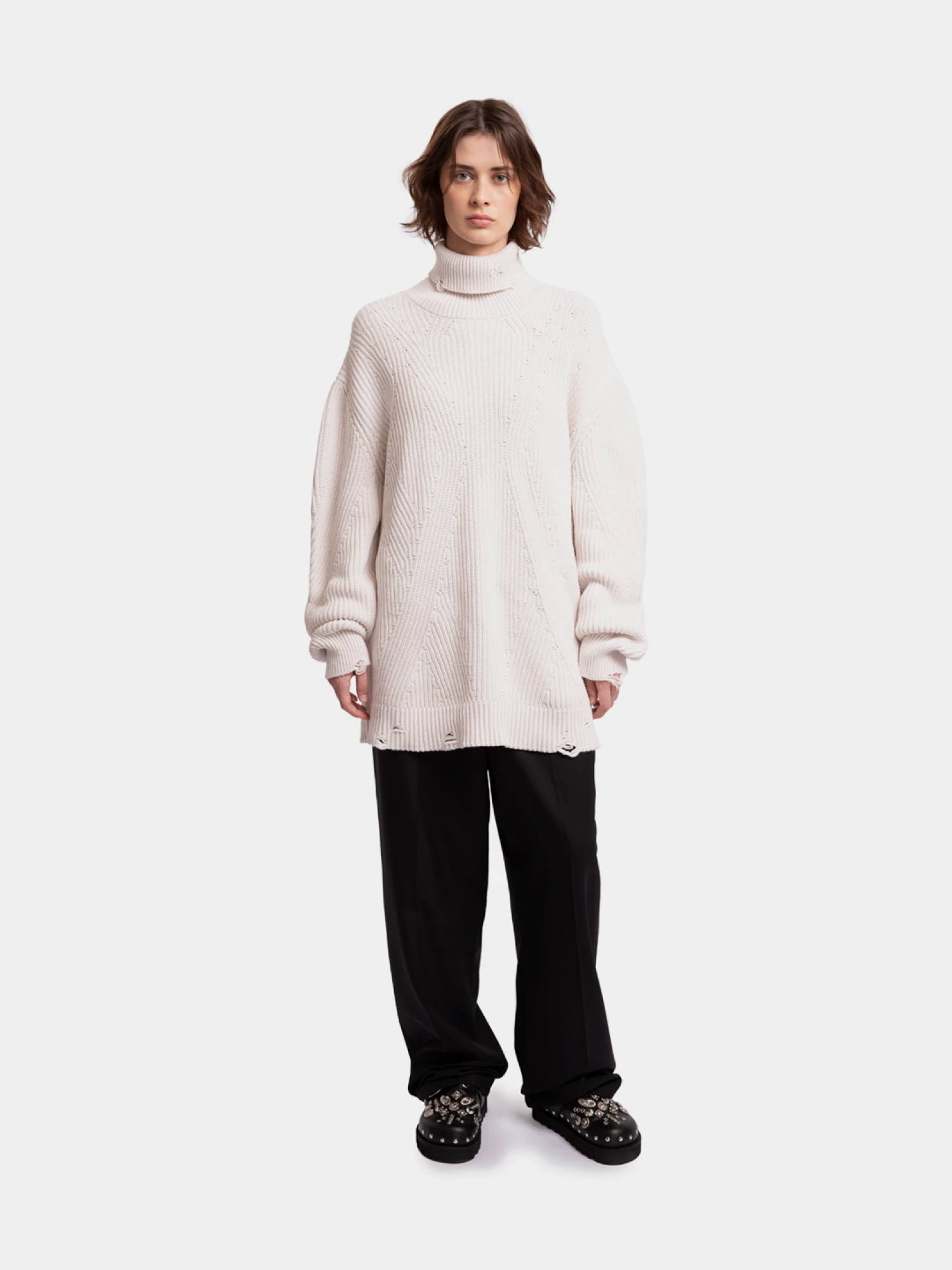 Женский свитер Han Kjøbenhavn Turtleneck Knit White