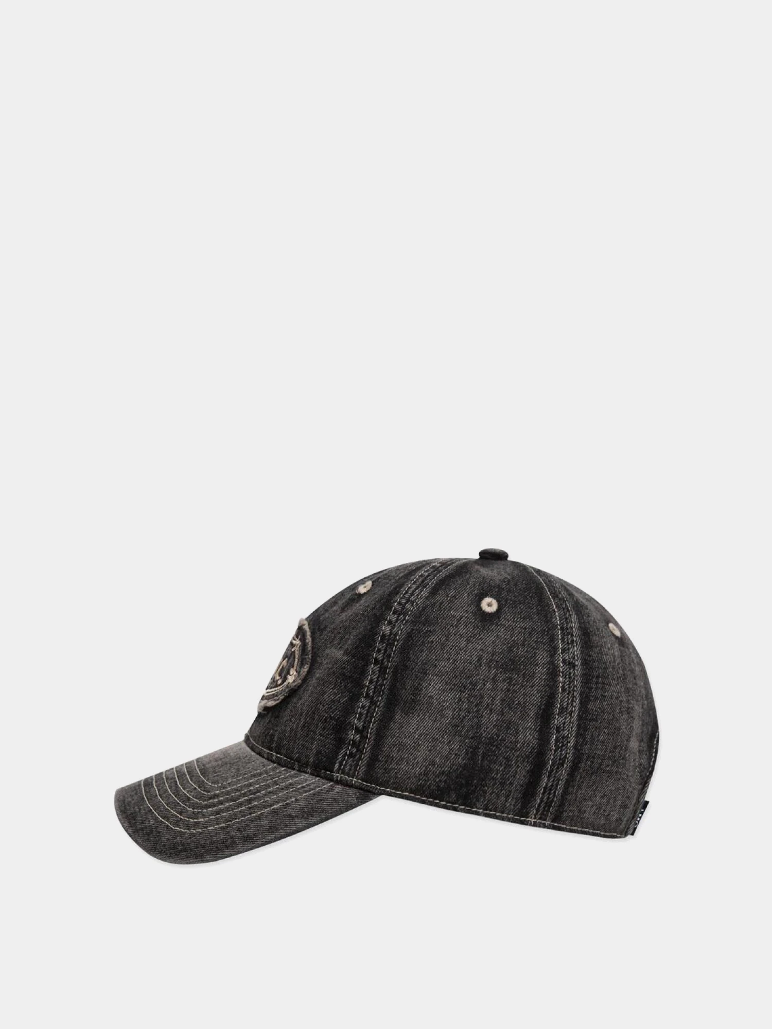 Кепка LMC Washed Denim Gothic Oval 6 Panel Black