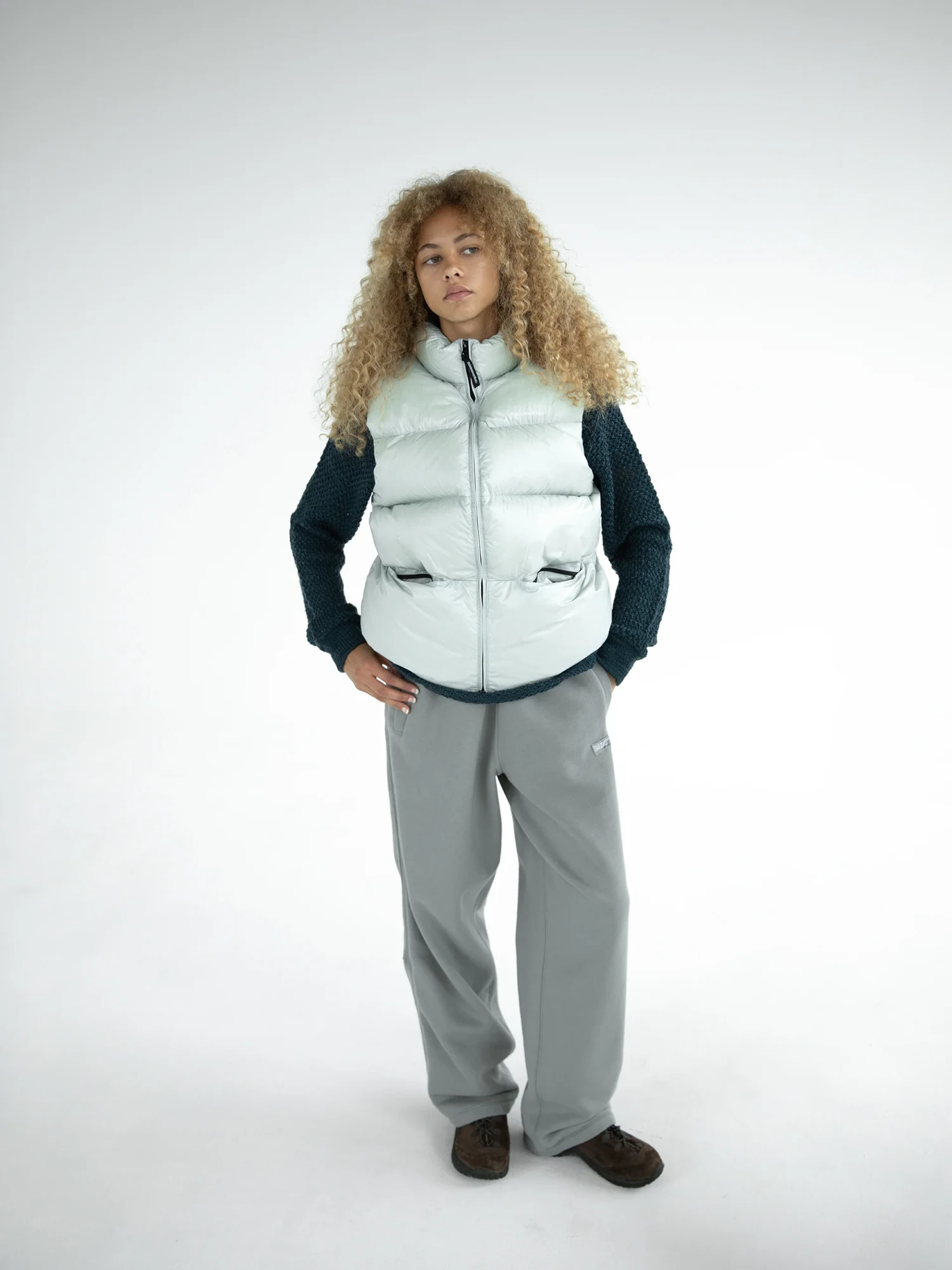 Жилет thisisneverthat Pertex T Down Vest Pale Blue